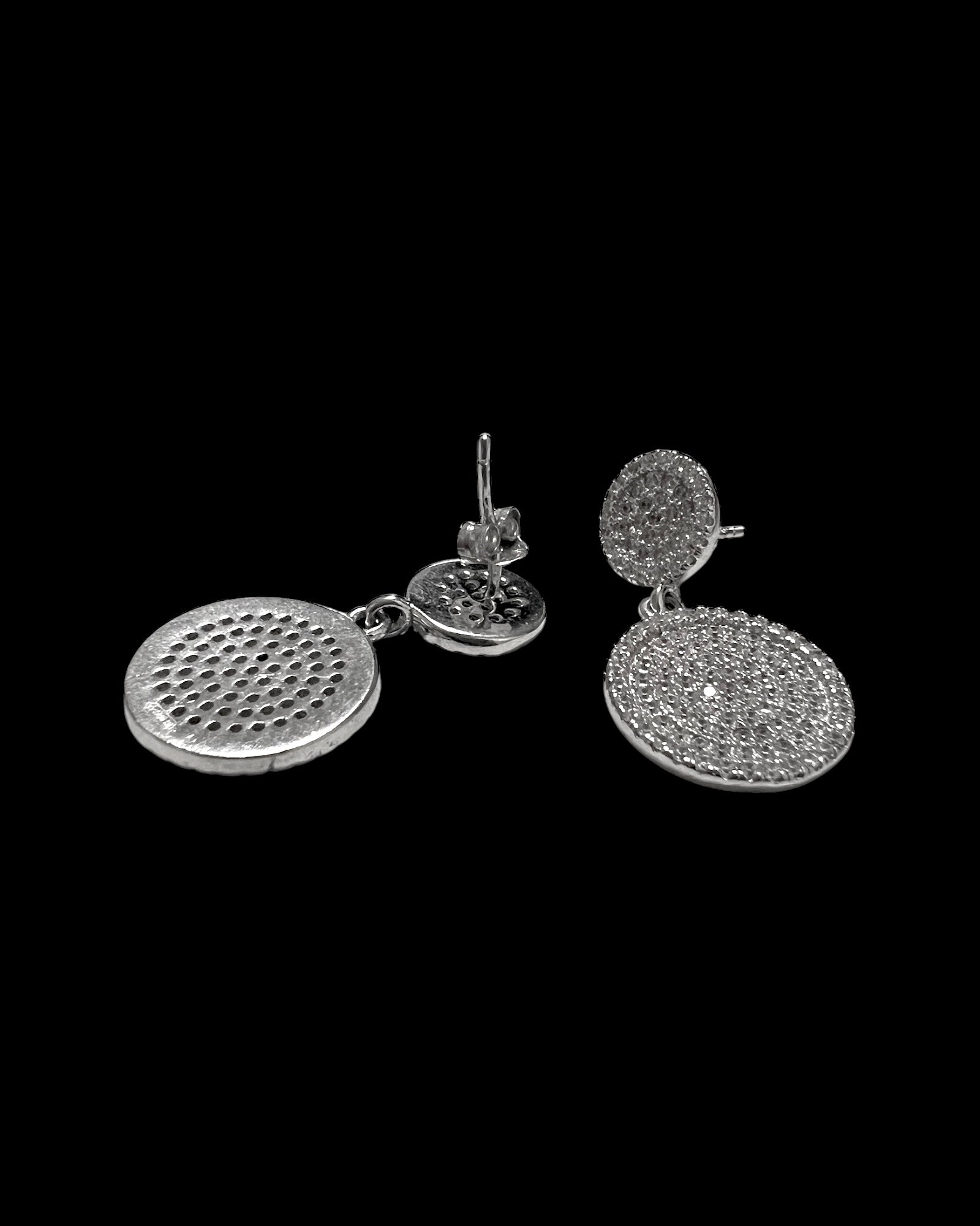 Silver Sparkle Earrings