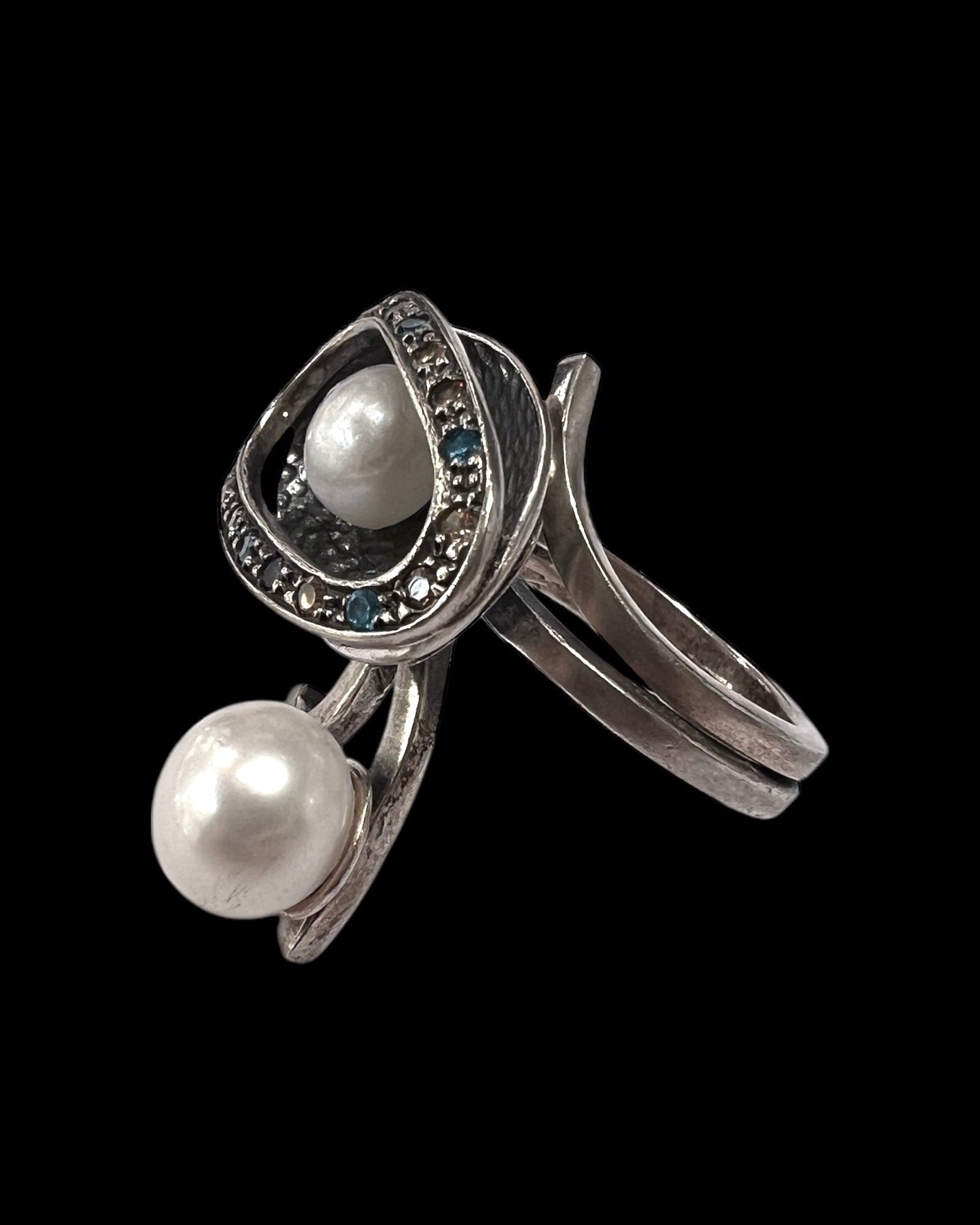 Colorful Silver Ring