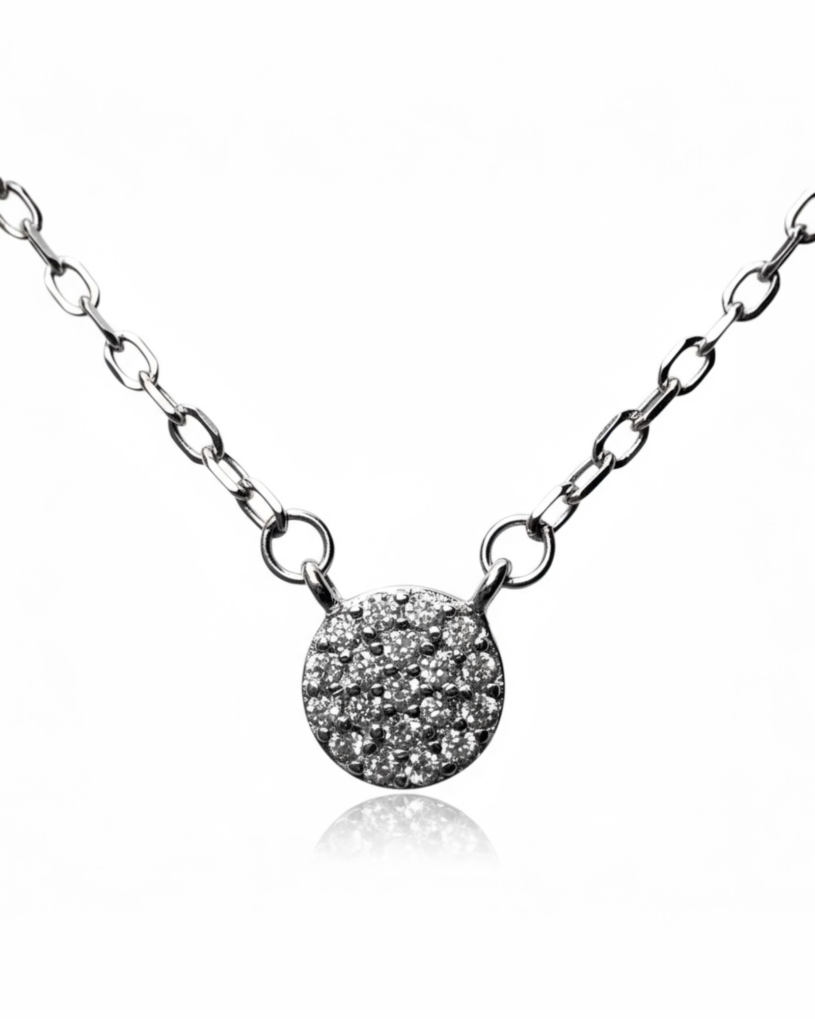 Colar Ponto de Luz em Prata