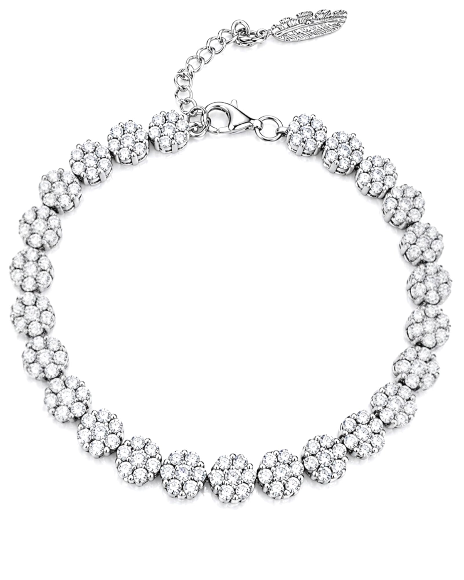 Pulseira Brilhos em Prata