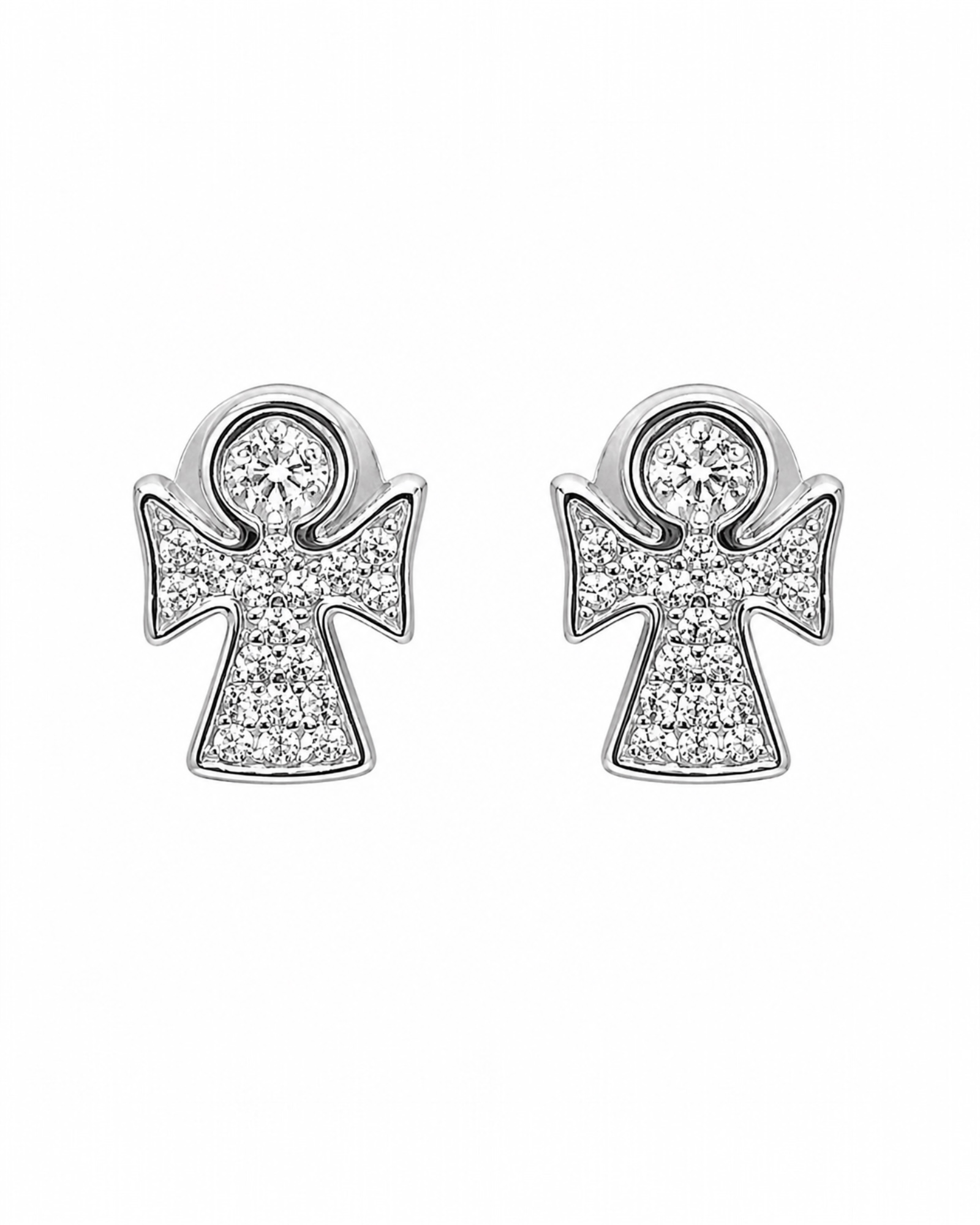 Angel Earrings in Silver