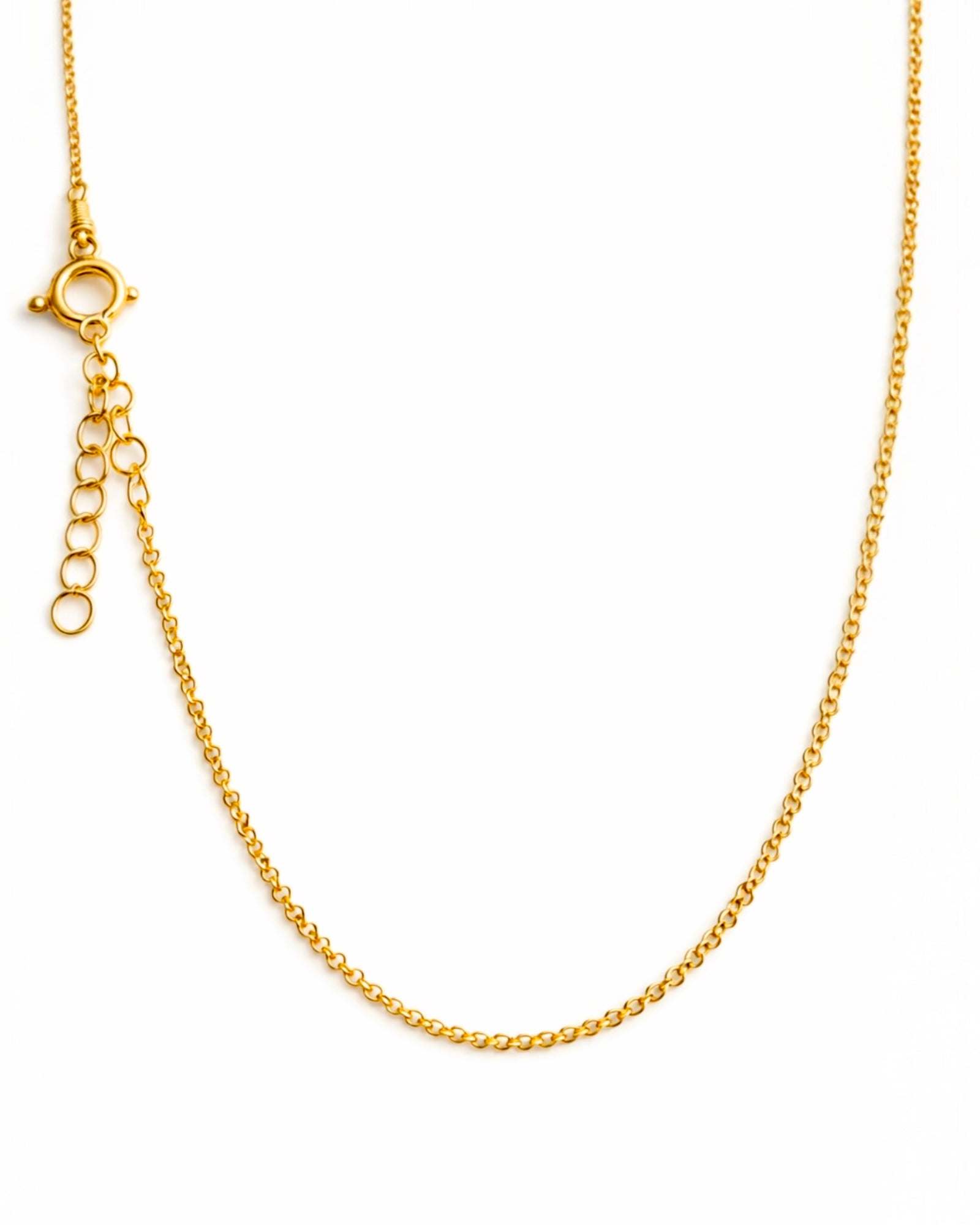 Simple Gold-Plated Silver Necklace
