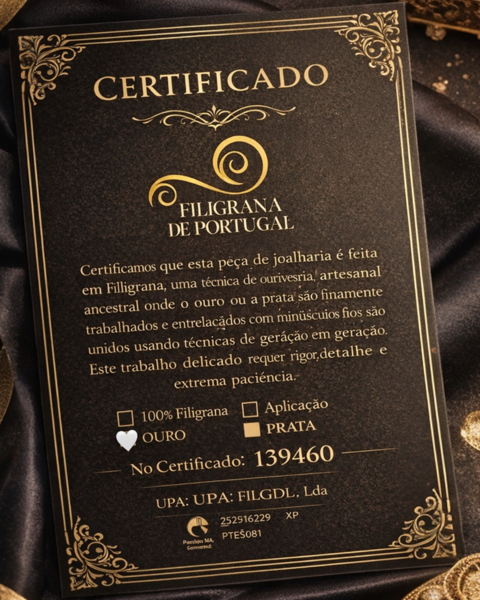 Medalha Coração de Viana em Ouro