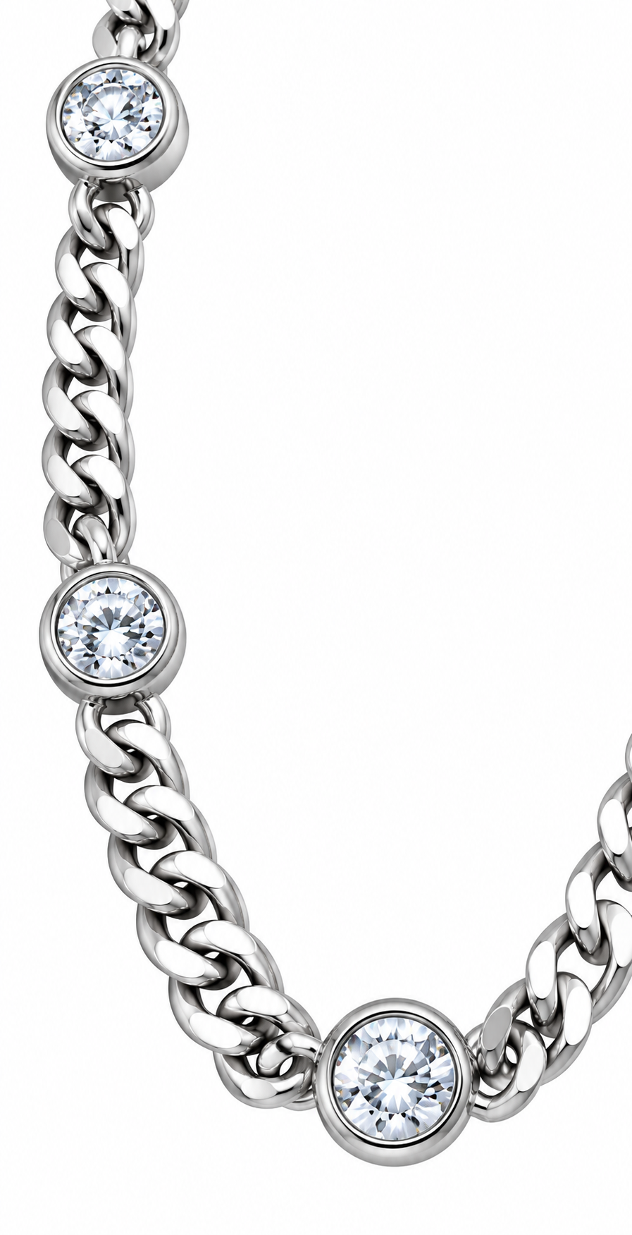 Silver Sparkling Necklace