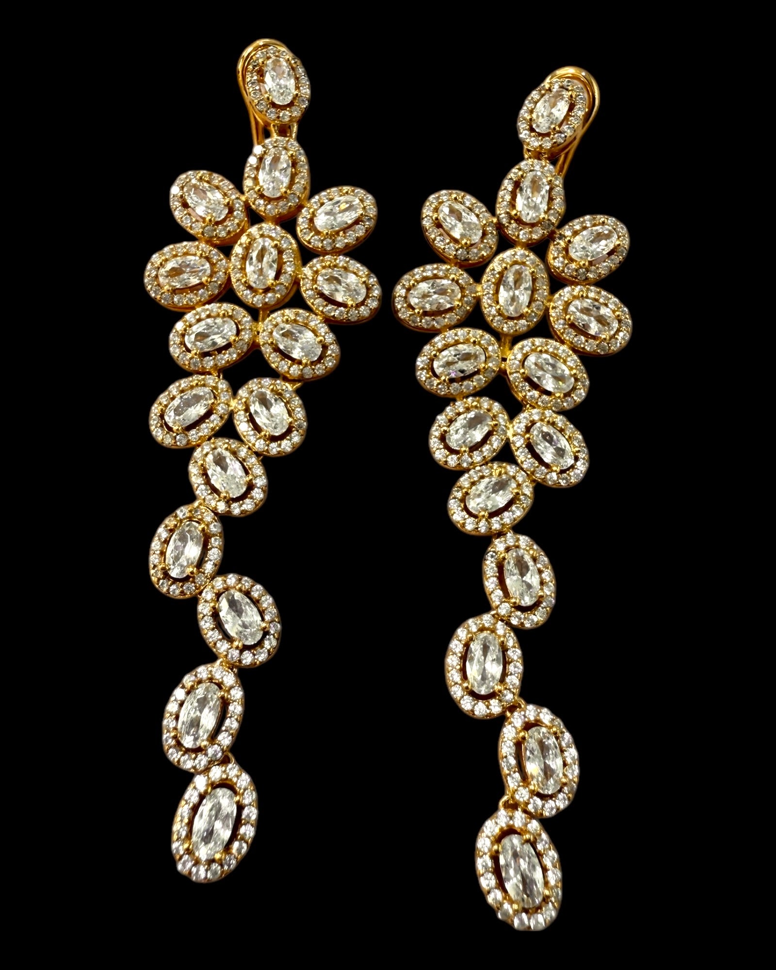 Gold Silver Party Earrings