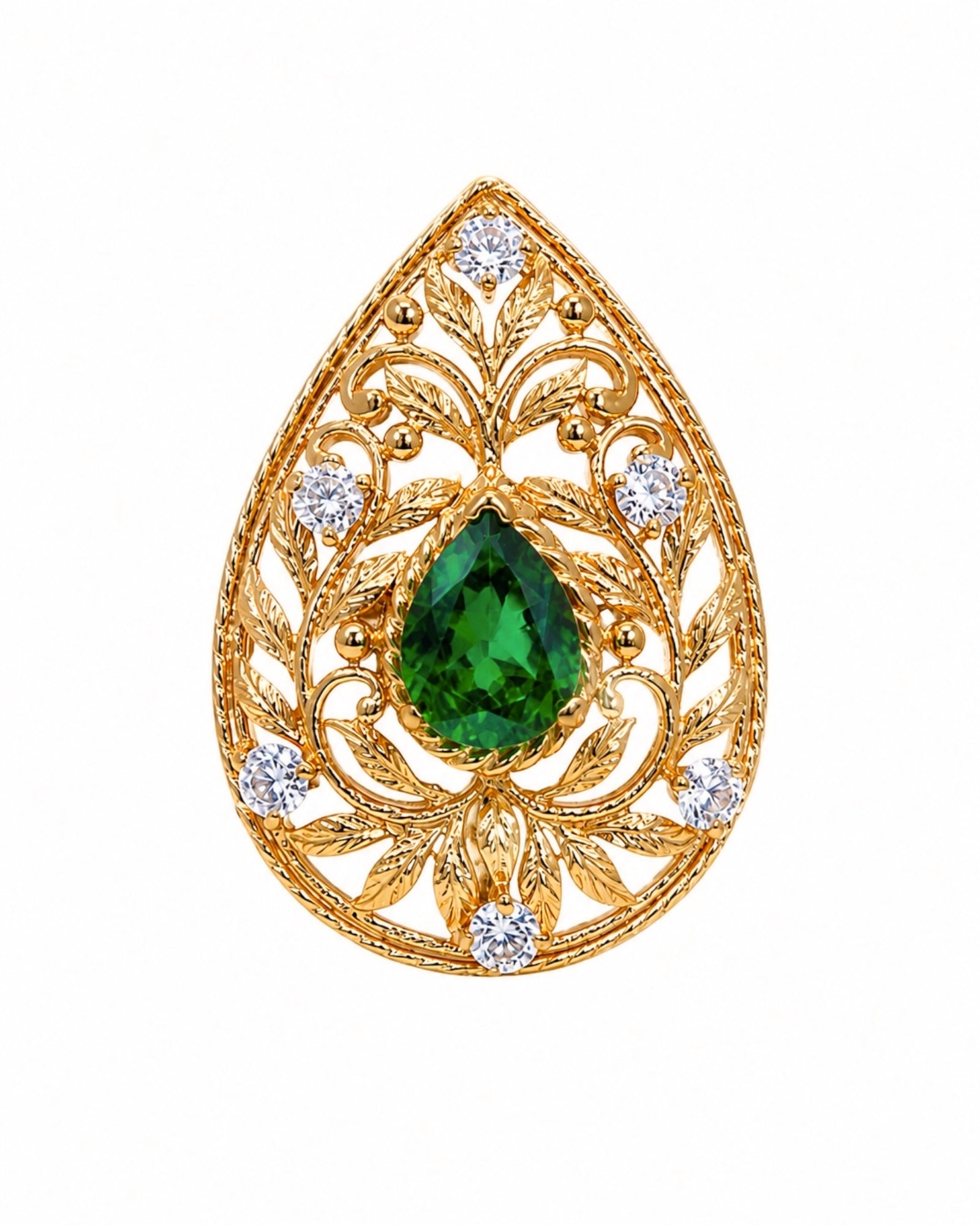 Filigree Ring in Gold-Plated Silver