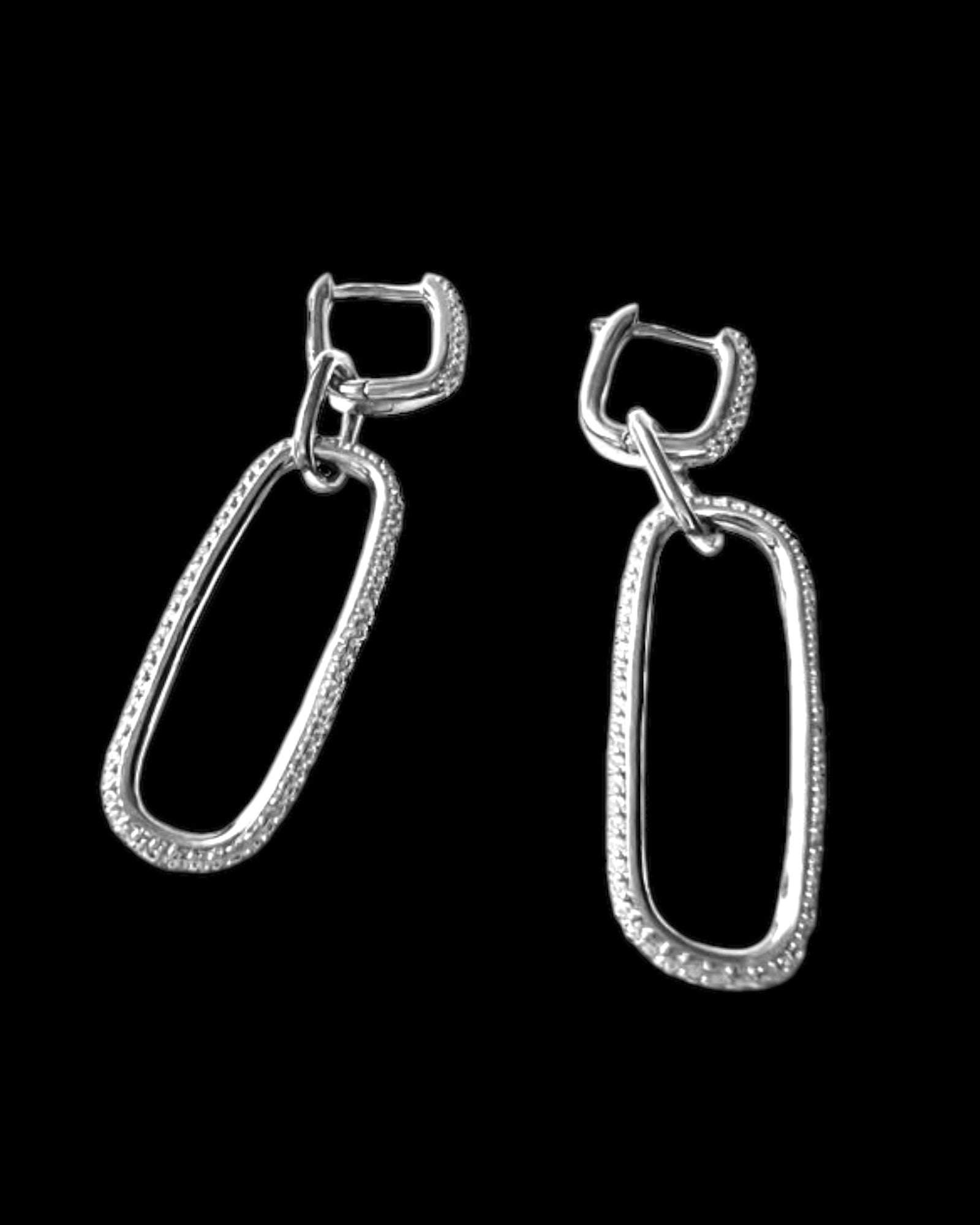 Silver Sparkle Earrings