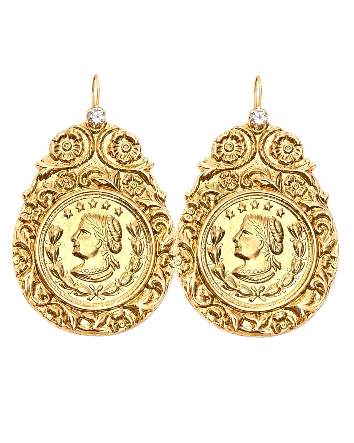 Libra Image Earrings