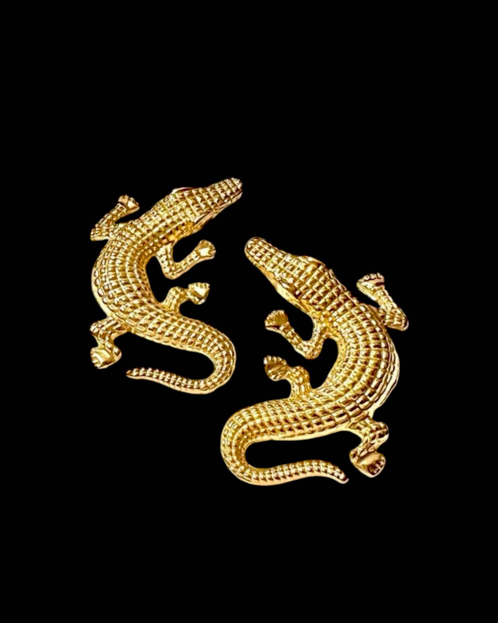 Crocodile Earrings