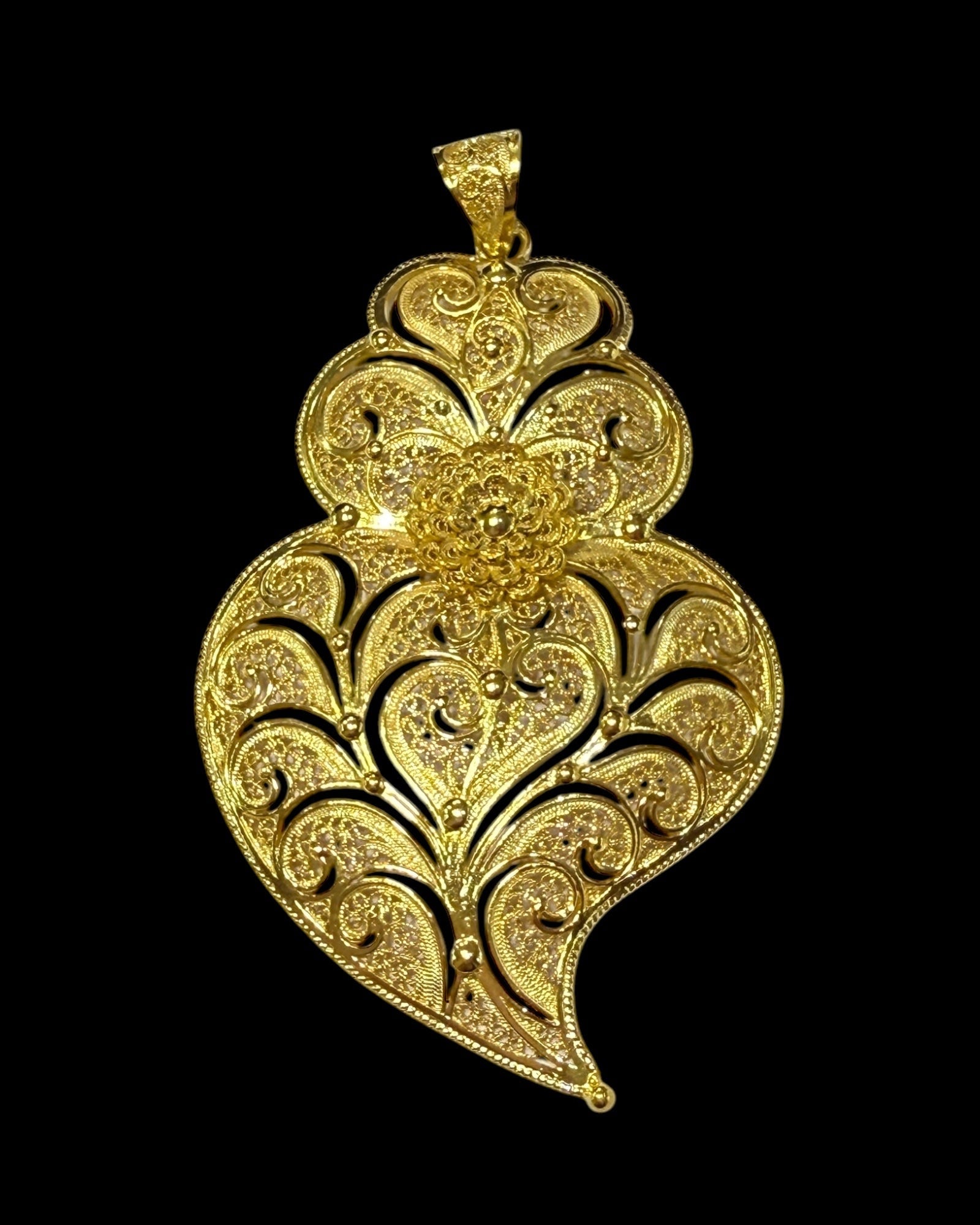 Heart of Viana Medal in Gold Plated Silver
