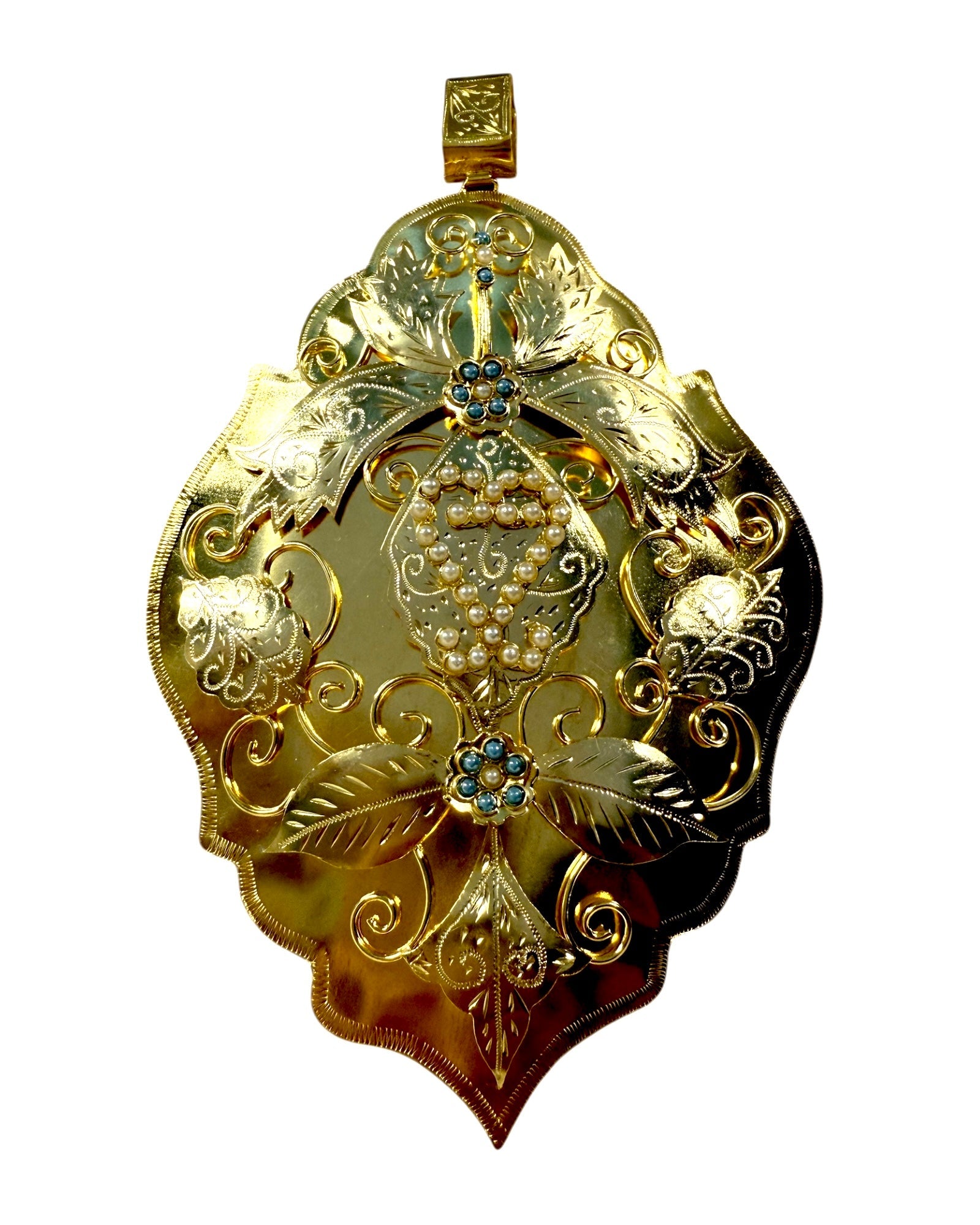 Medalha Gramalheira em Prata Dourada