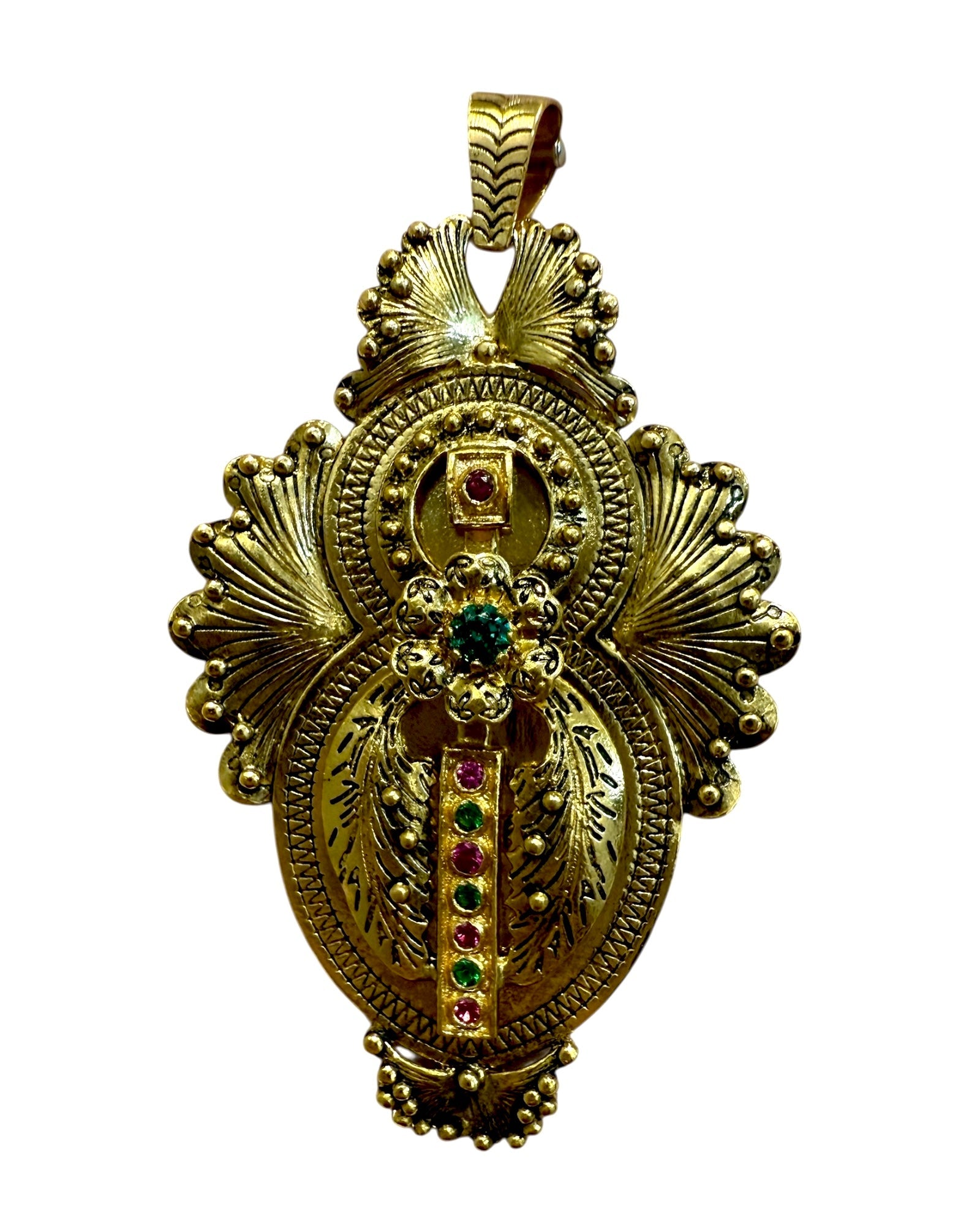 Filigree Gramalheira Medal in Gold Plated Silver