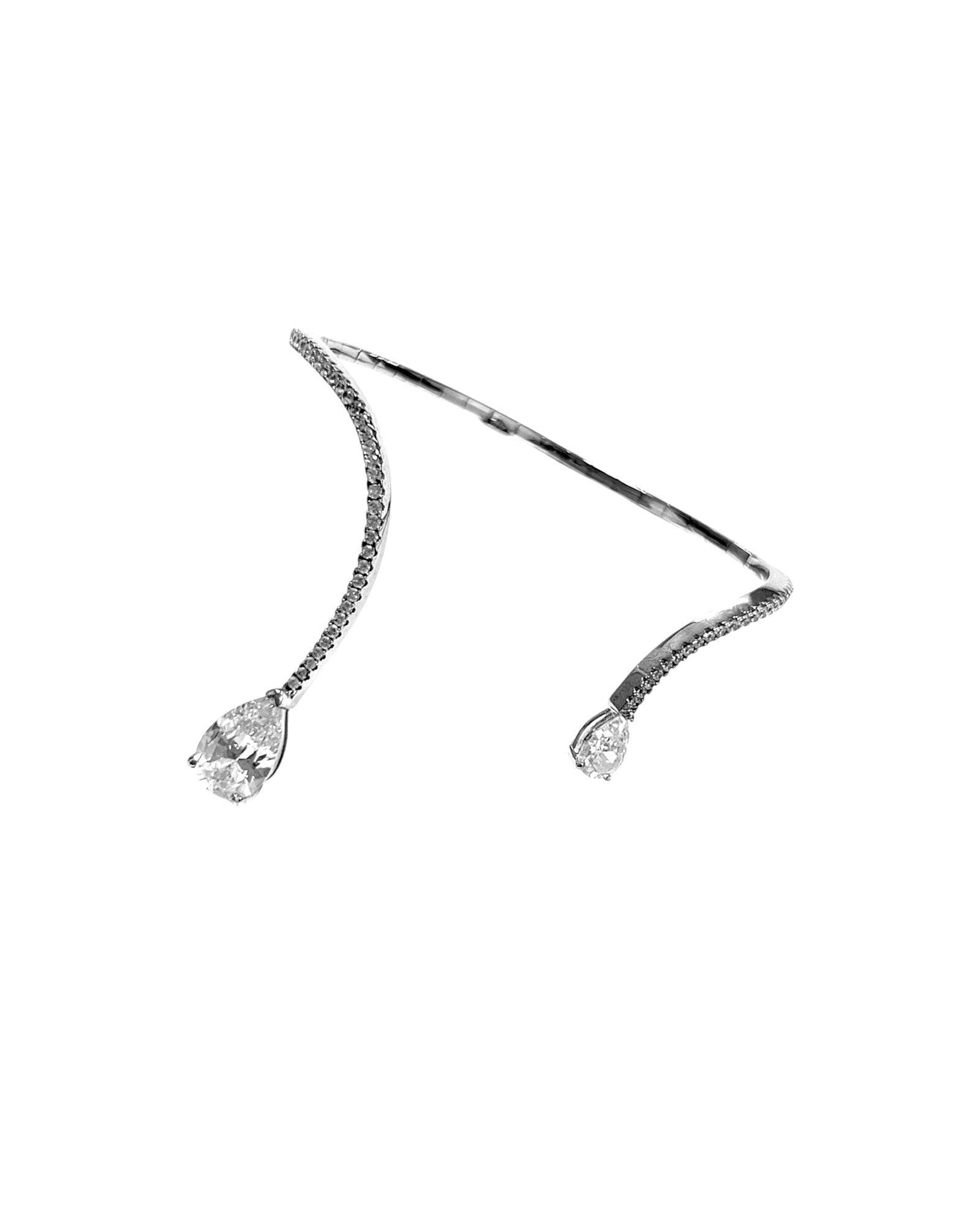 Silver Drop Bracelet / Slave Bracelet