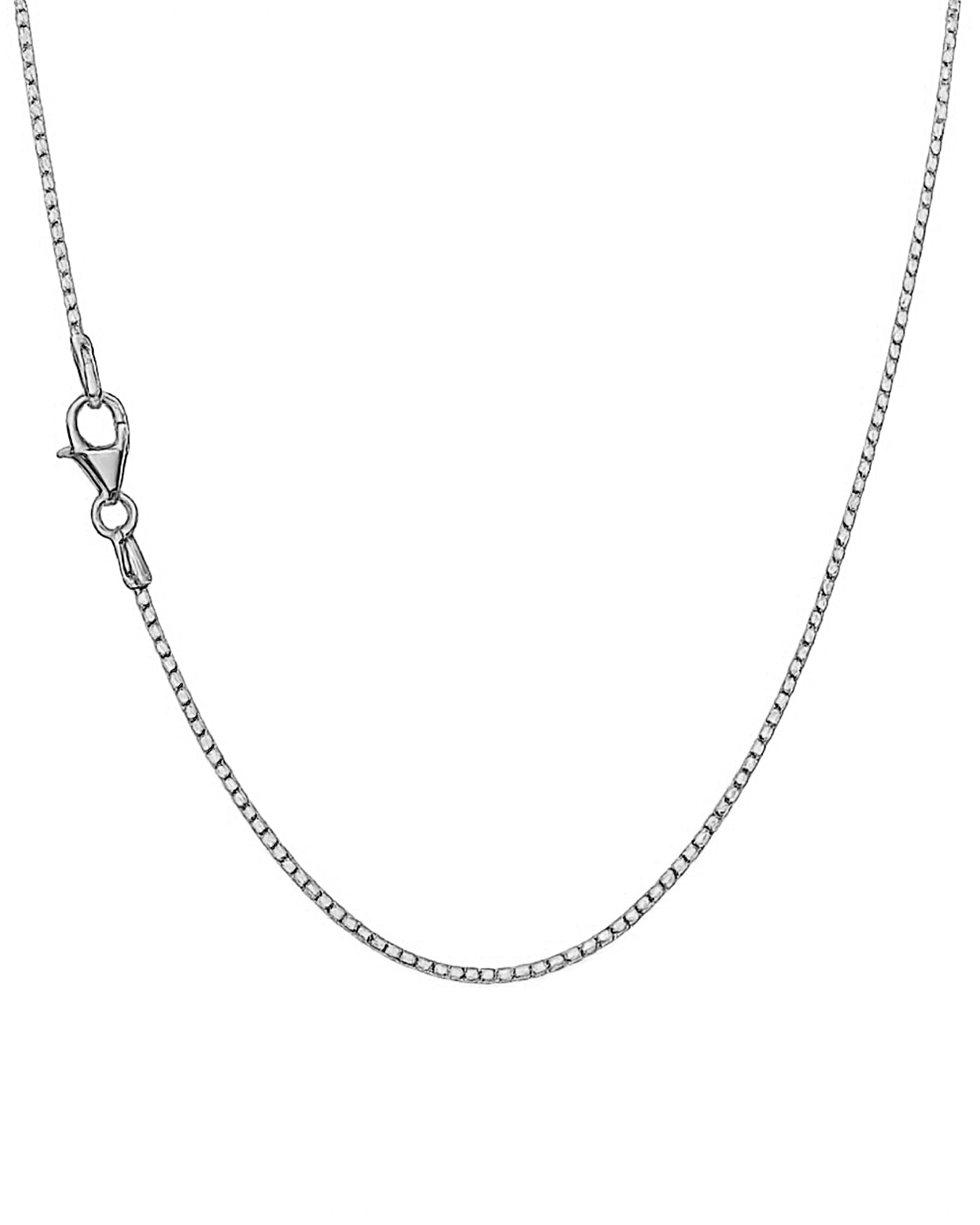 Colar Simples em Prata - 41cm