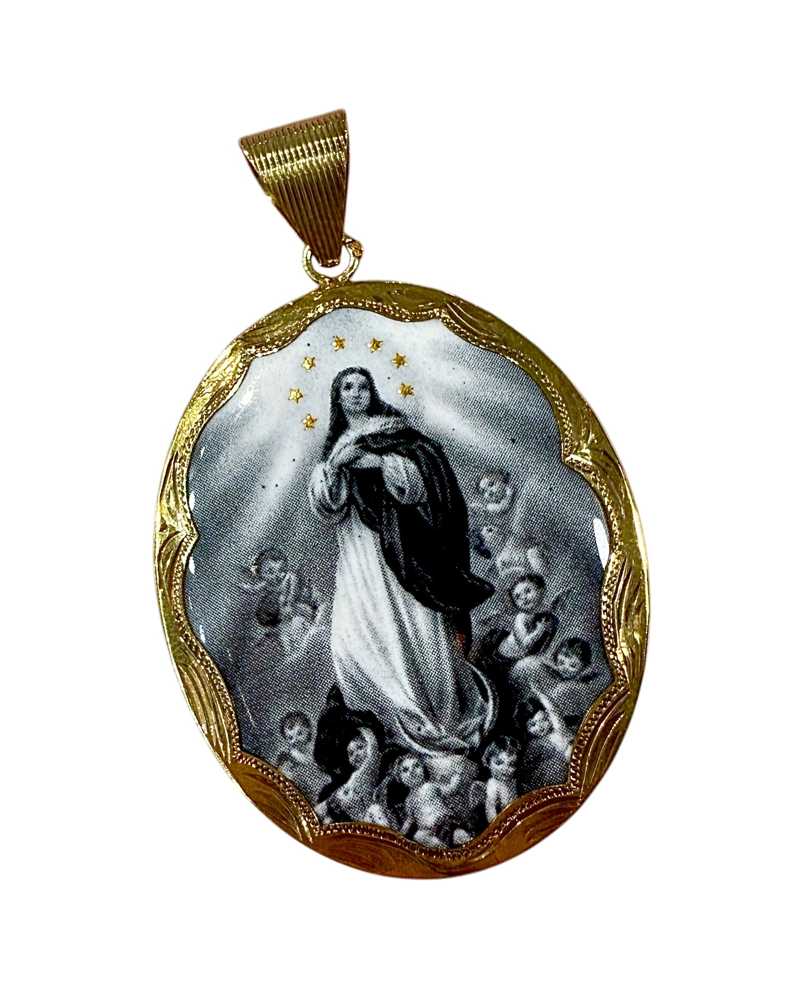 Medalha Nossa Sra. da Conceição em Prata Dourada