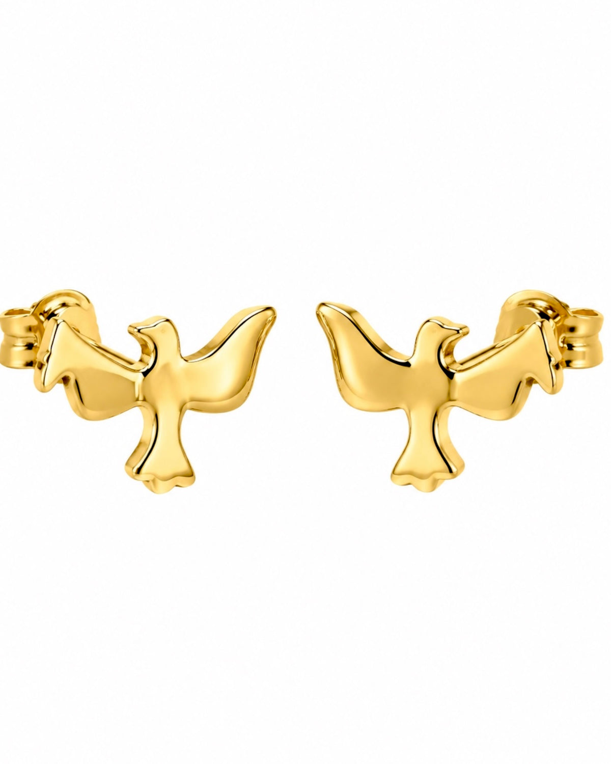 Dragonfly Earrings in Gold