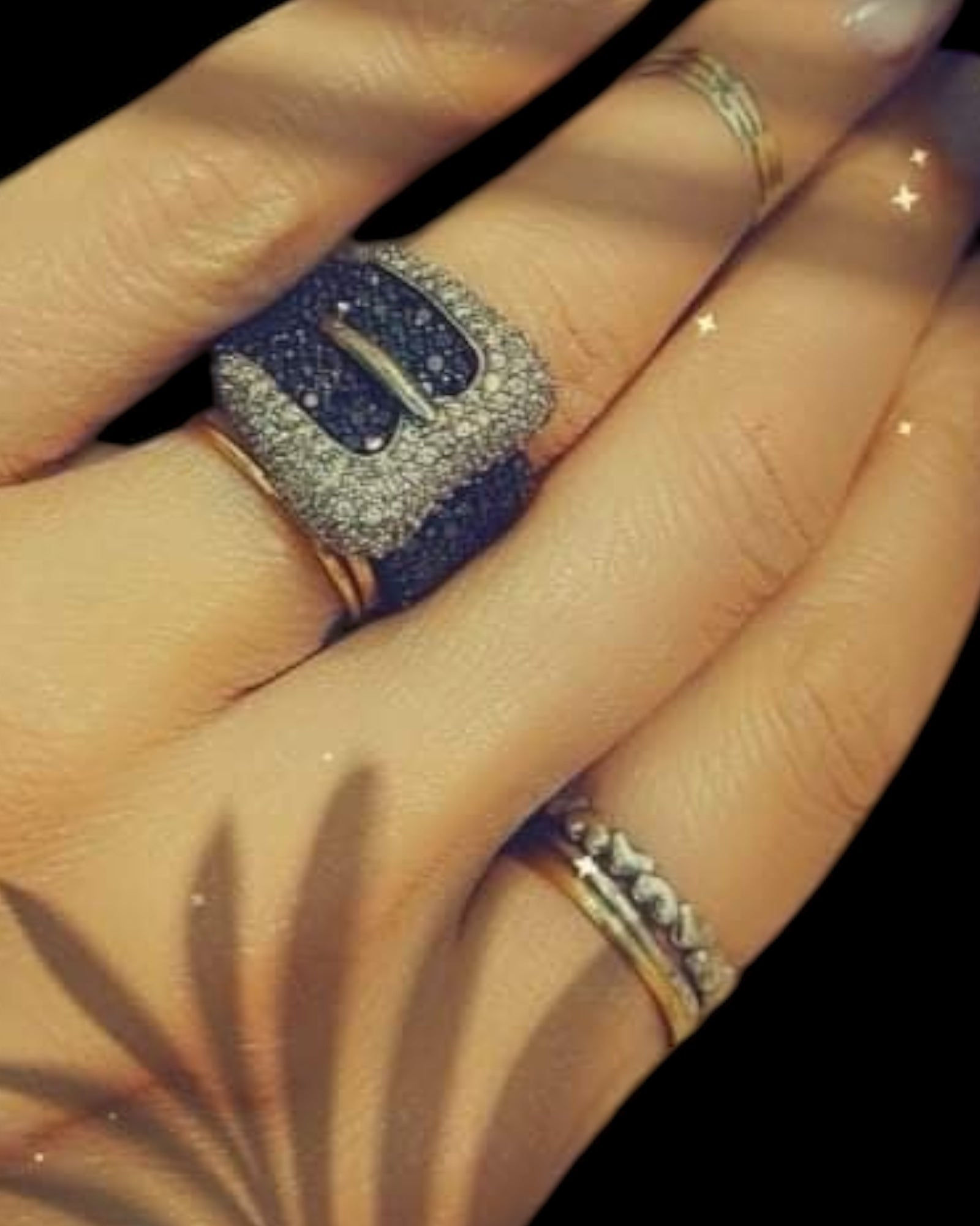 Silver Belt Ring