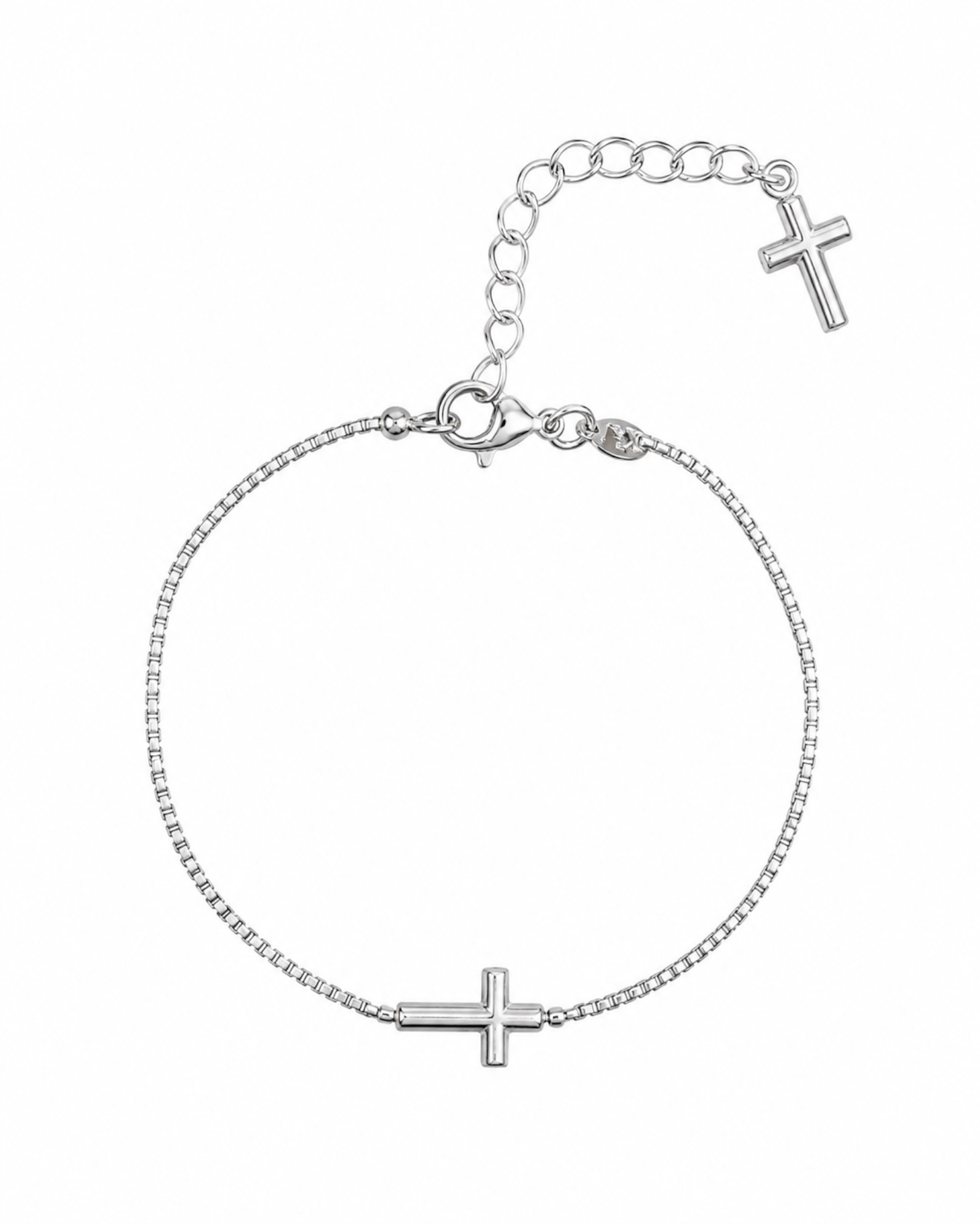 Pulseira Cruz em Prata