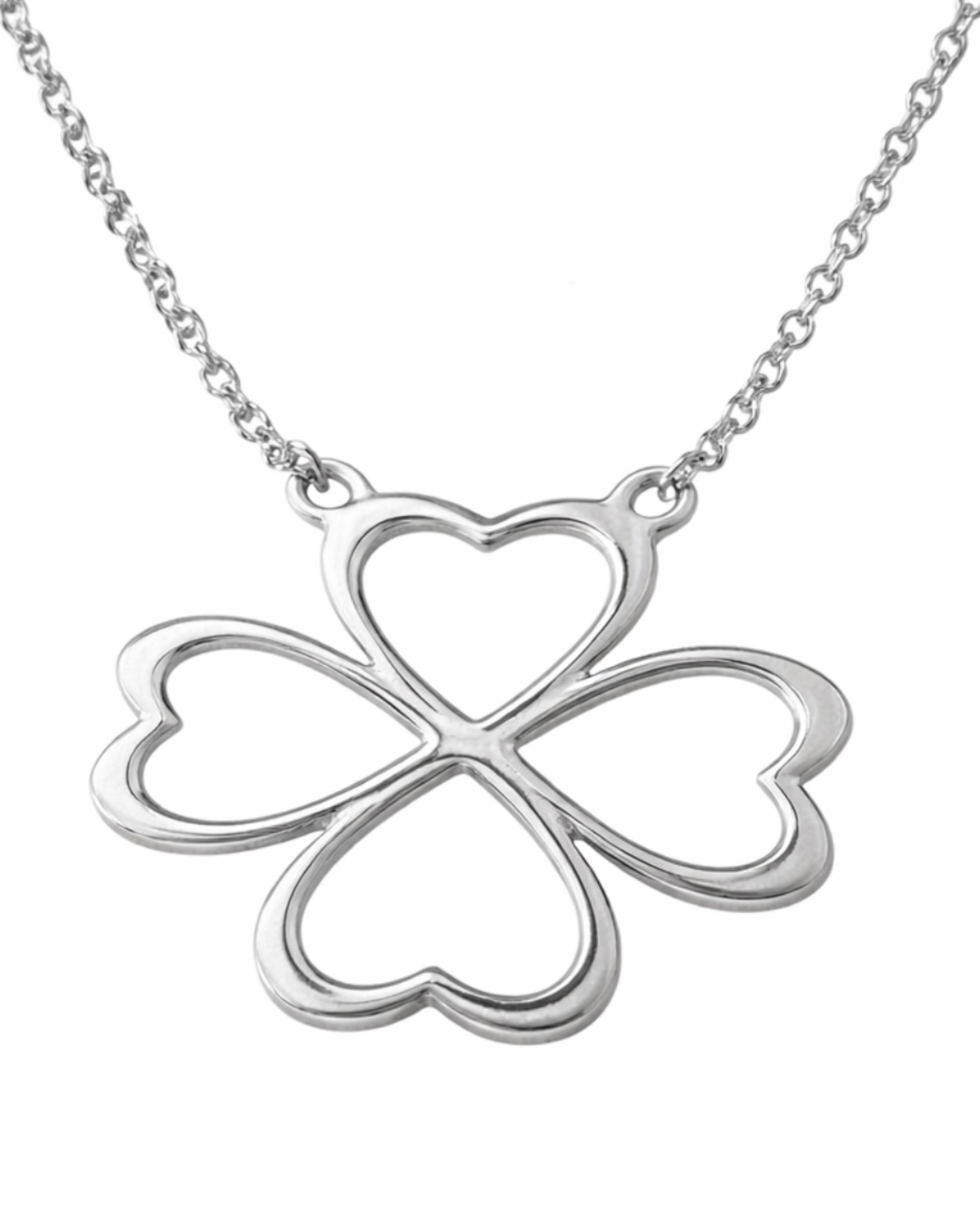 Clover Necklace in Silver