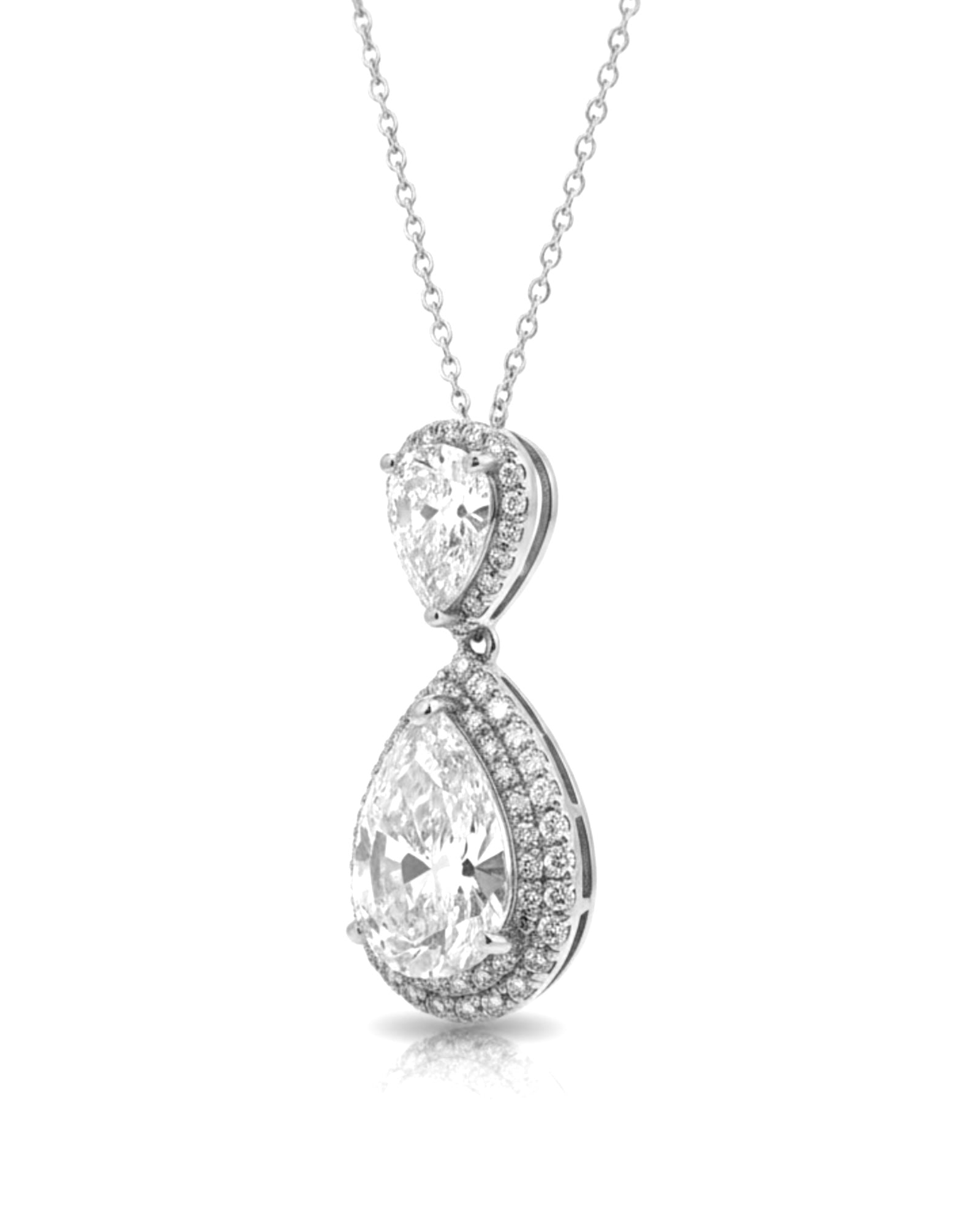 Drop Necklace in Silver