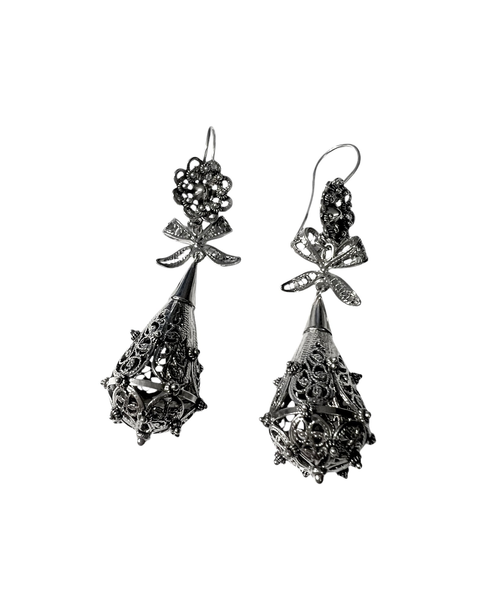 Filigree Silver Earrings