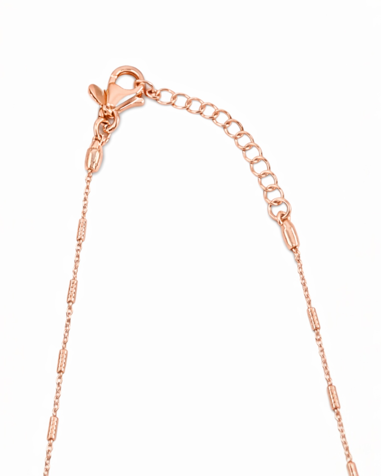 Colar Minimalista em Prata Rosa – 83cm