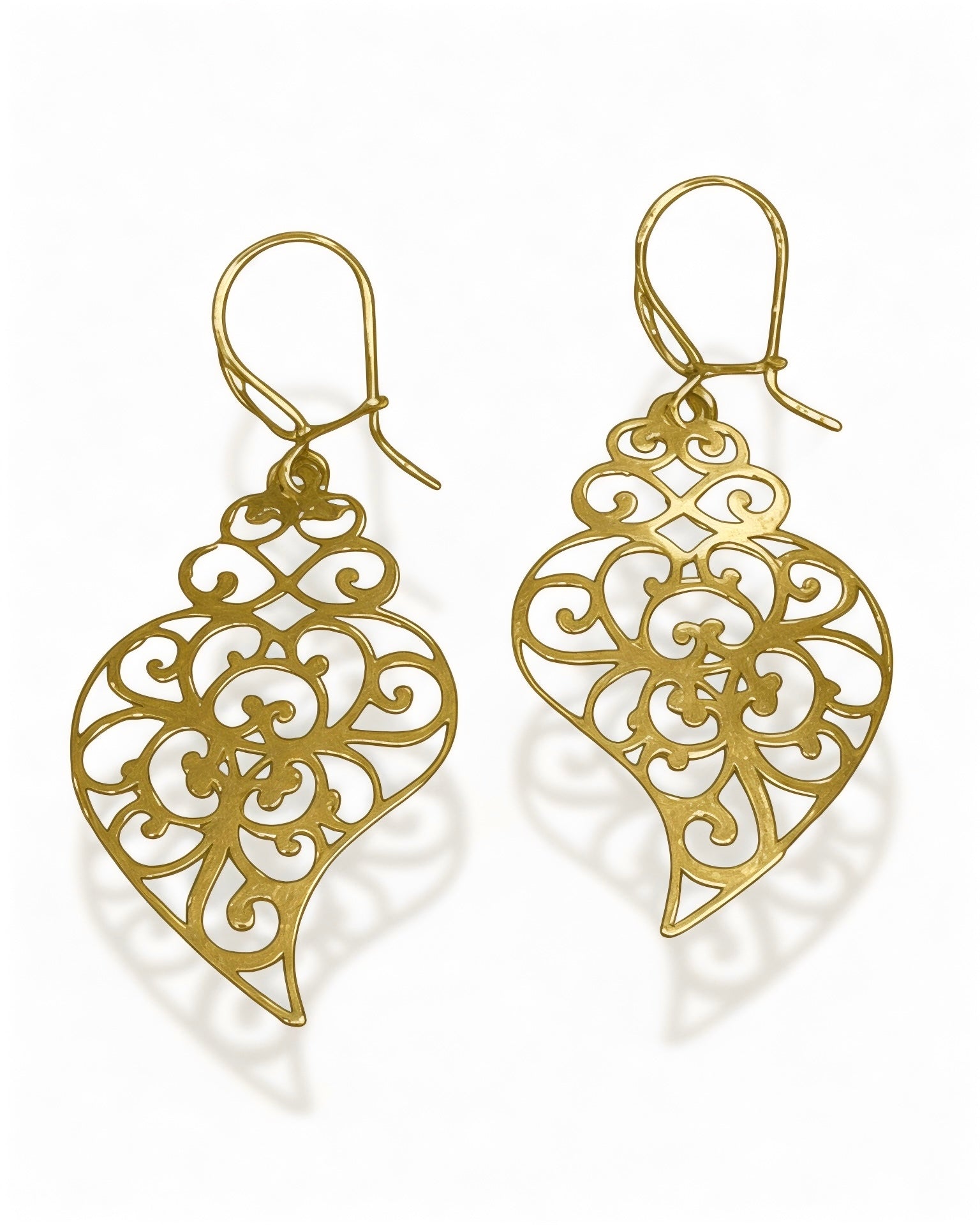 Brincos Coração de Viana Ouro