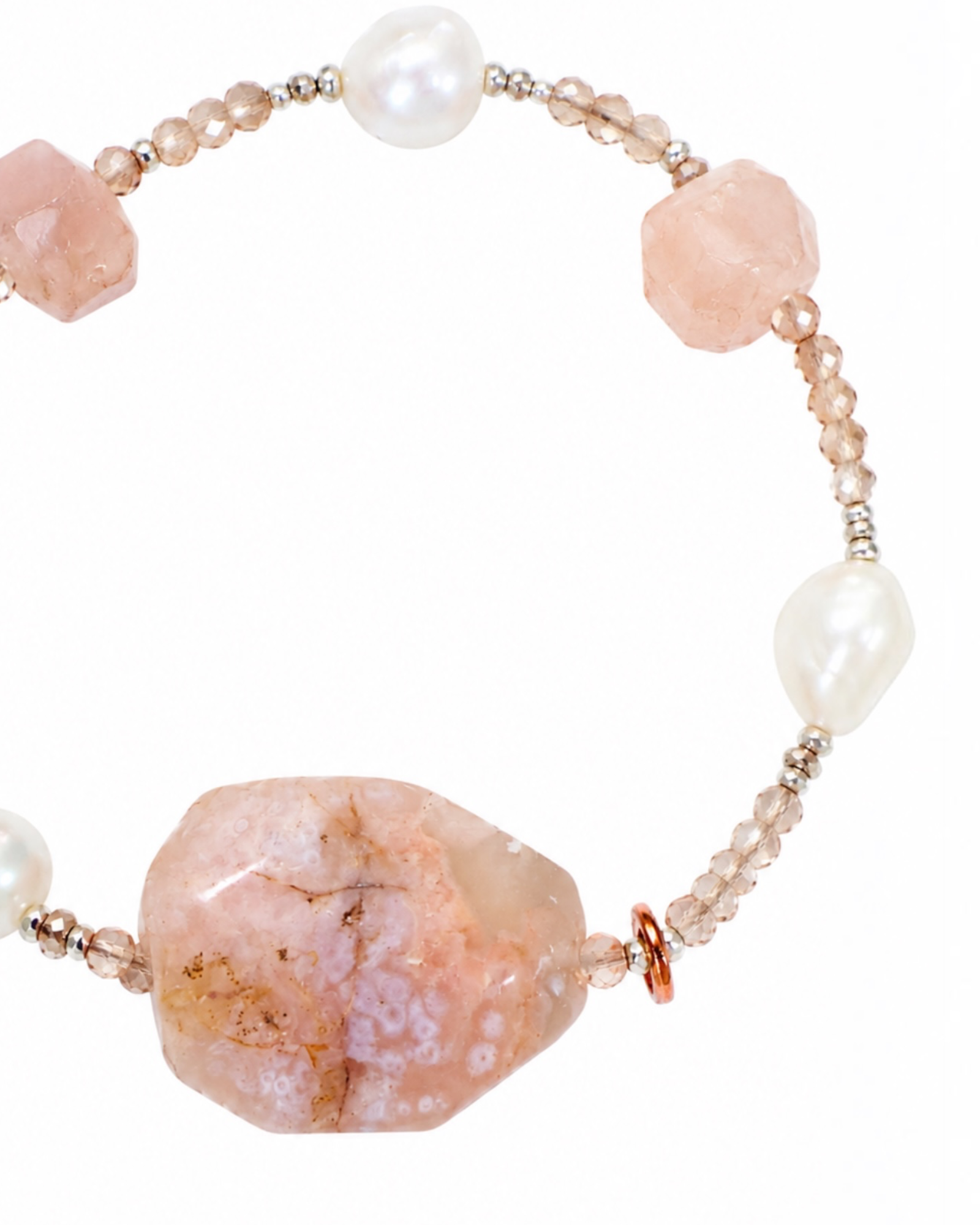 Pearl and Gold-Plated Silver Bracelet