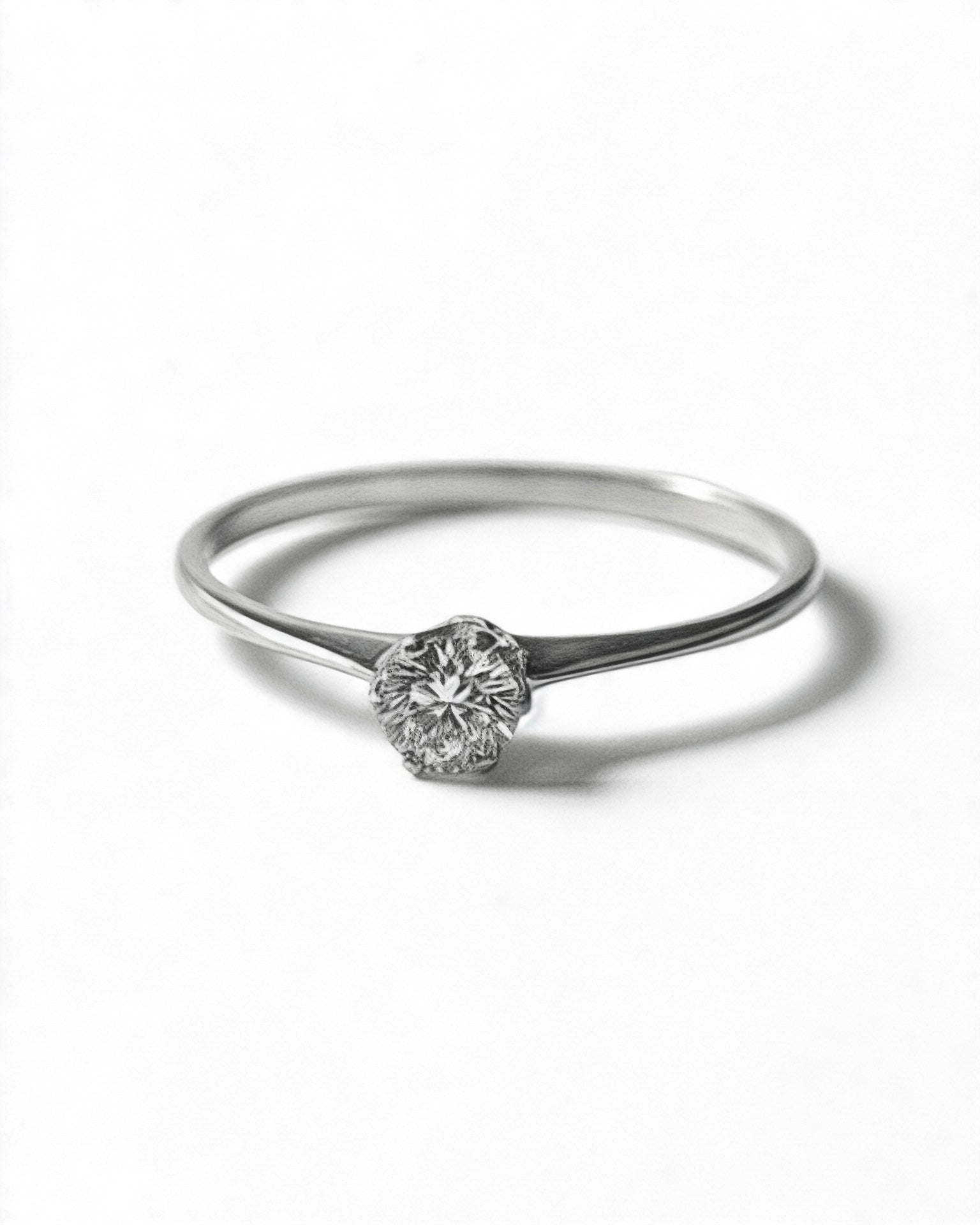 White Gold Solitaire Engagement Ring
