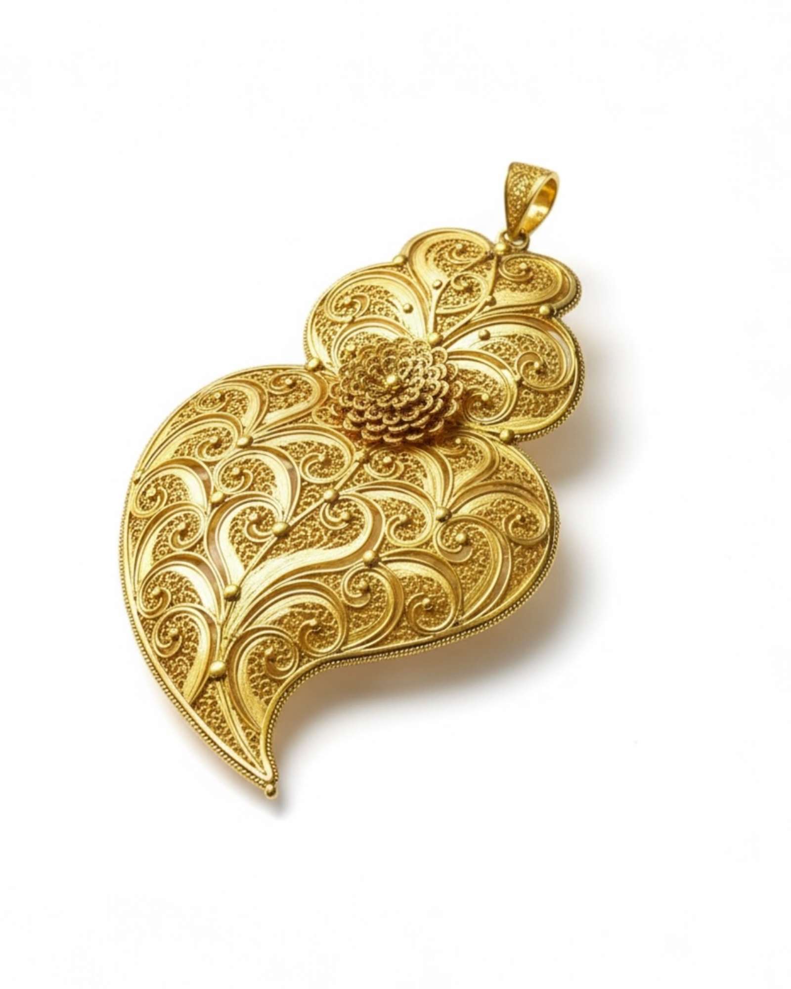 Viana Heart Medal in Gilded Silver