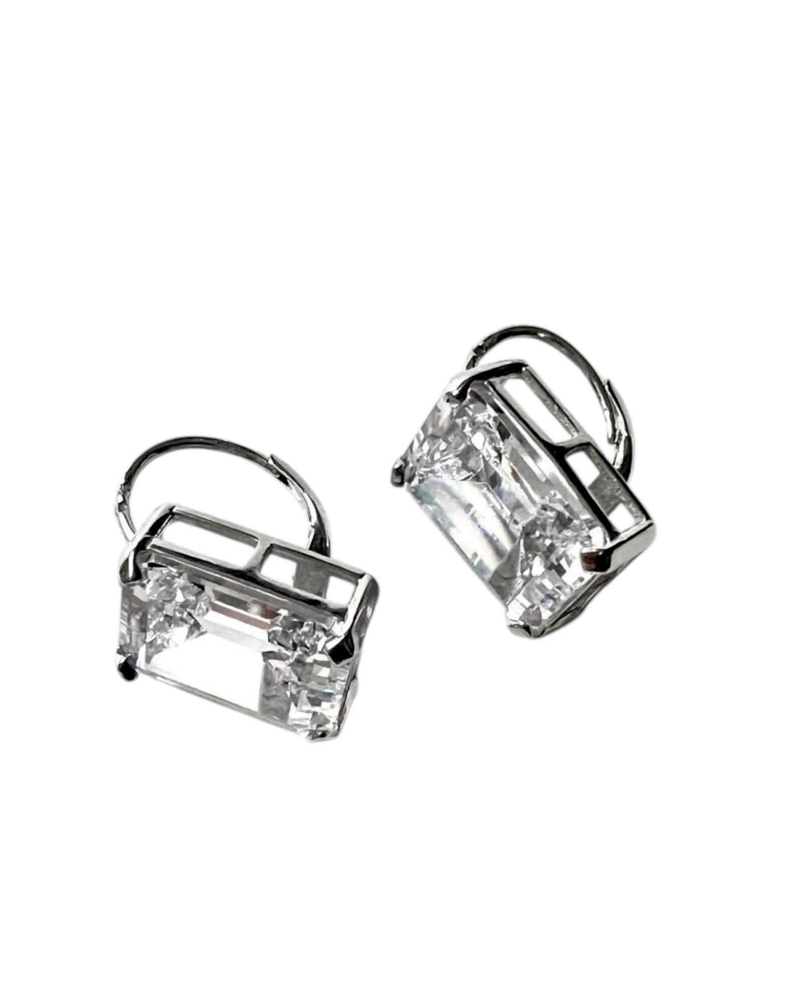 Silver Sparkle Earrings