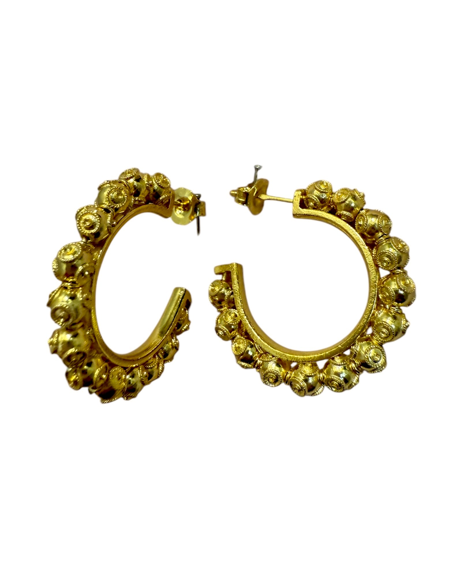 Viana Beads Rings in Gold Plated Silver
