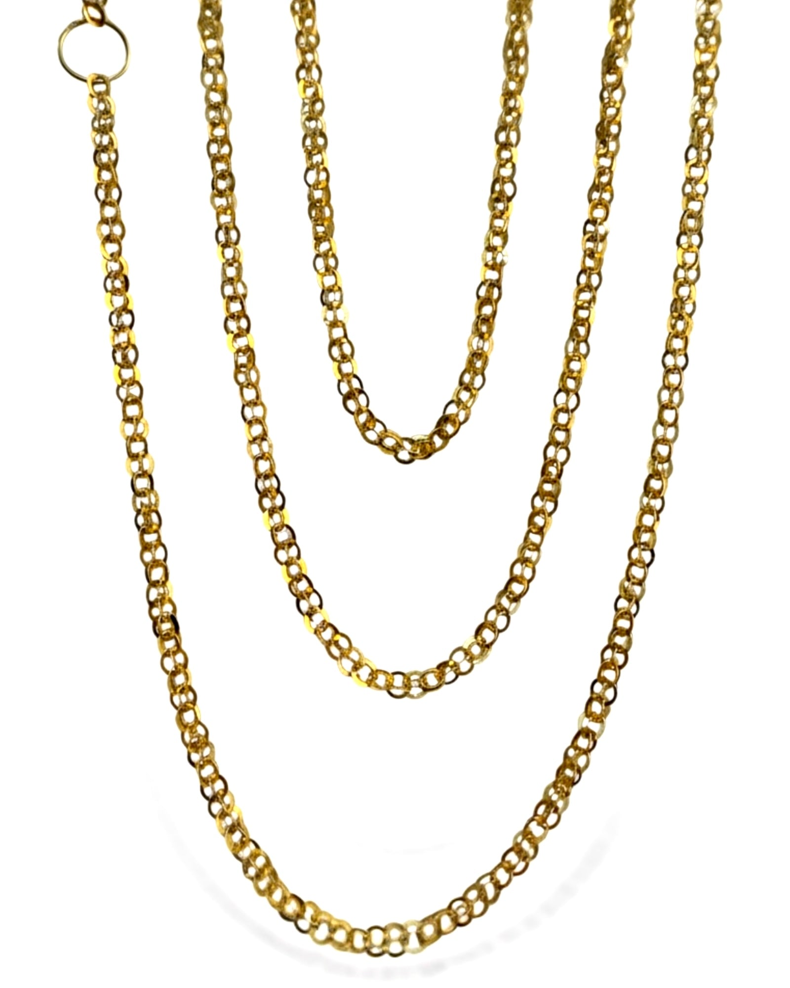 Enamel Necklace in Gold-Plated Silver