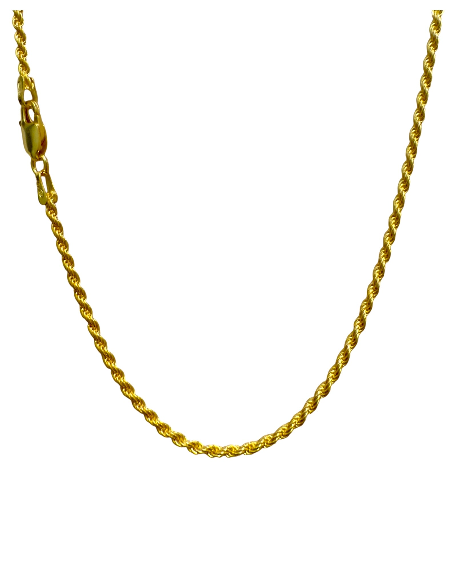 Gold Plated Silver Chain Necklace
