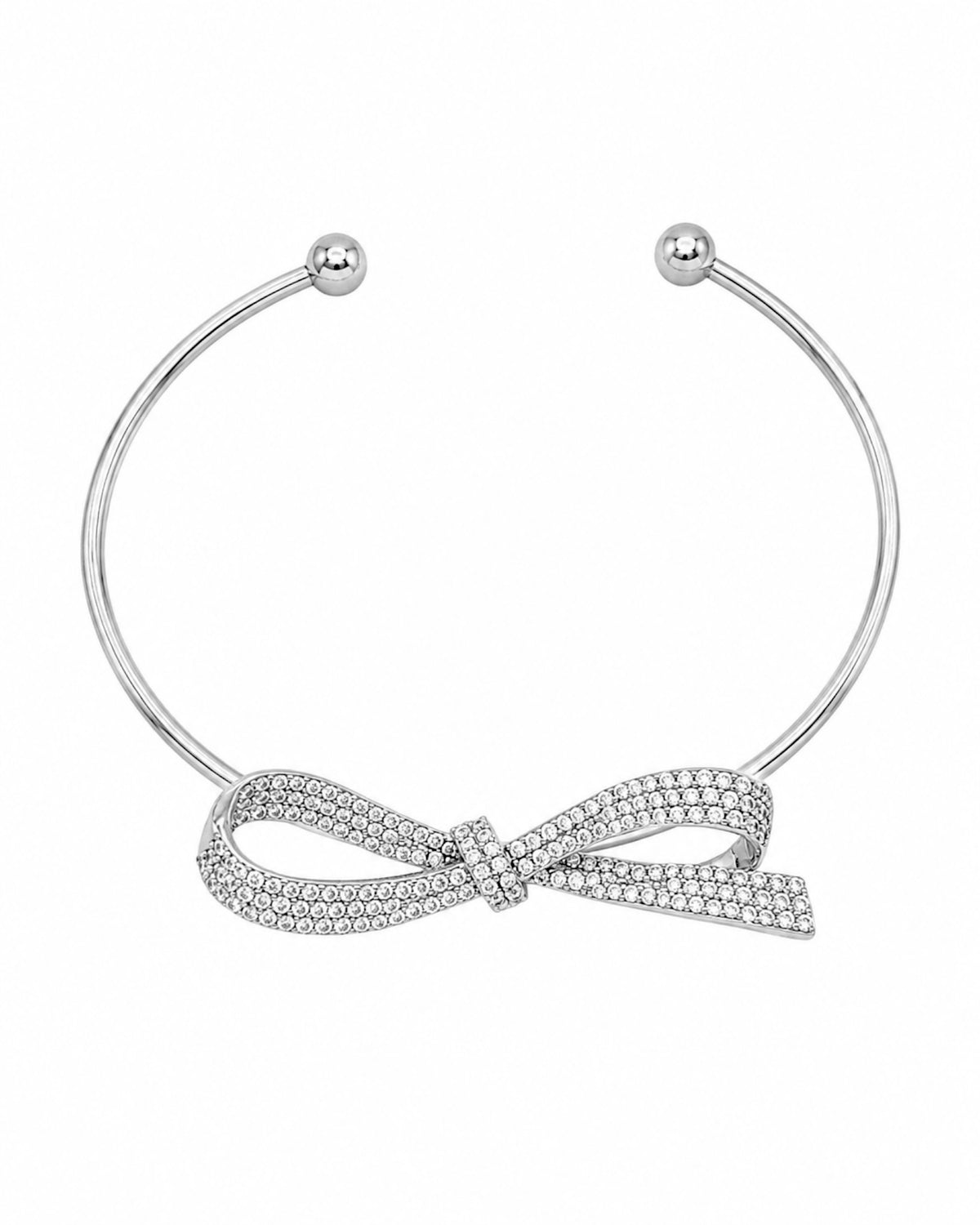 Pulseira / Escrava Laço em Prata