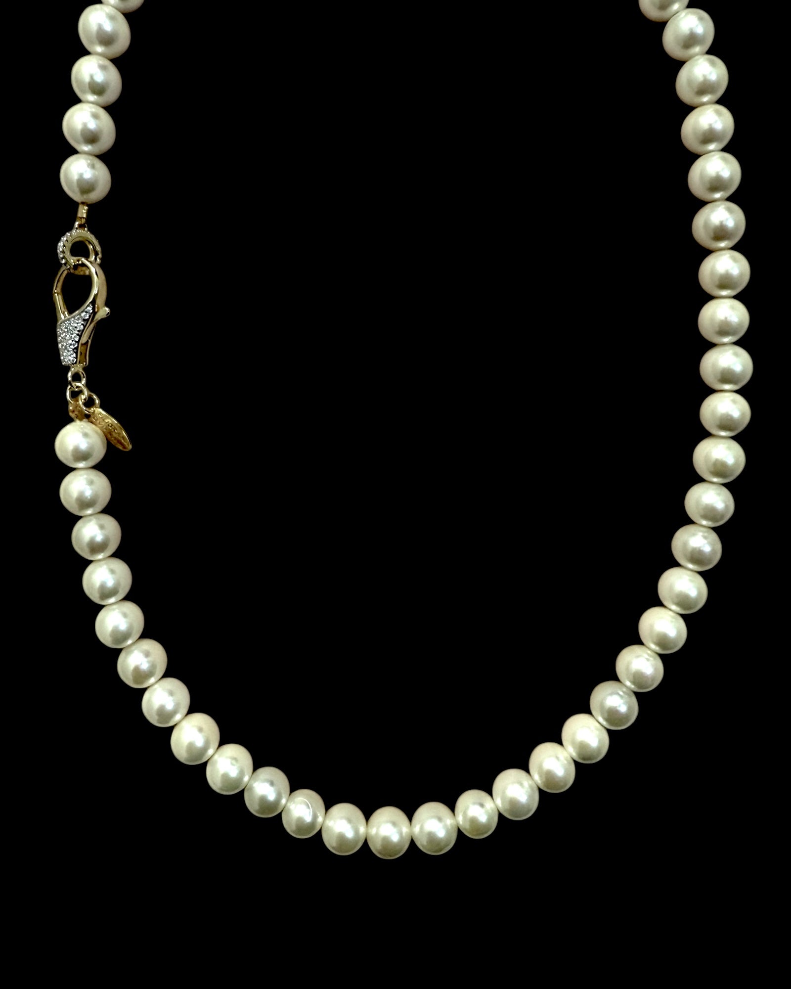Silver Pearl Necklace