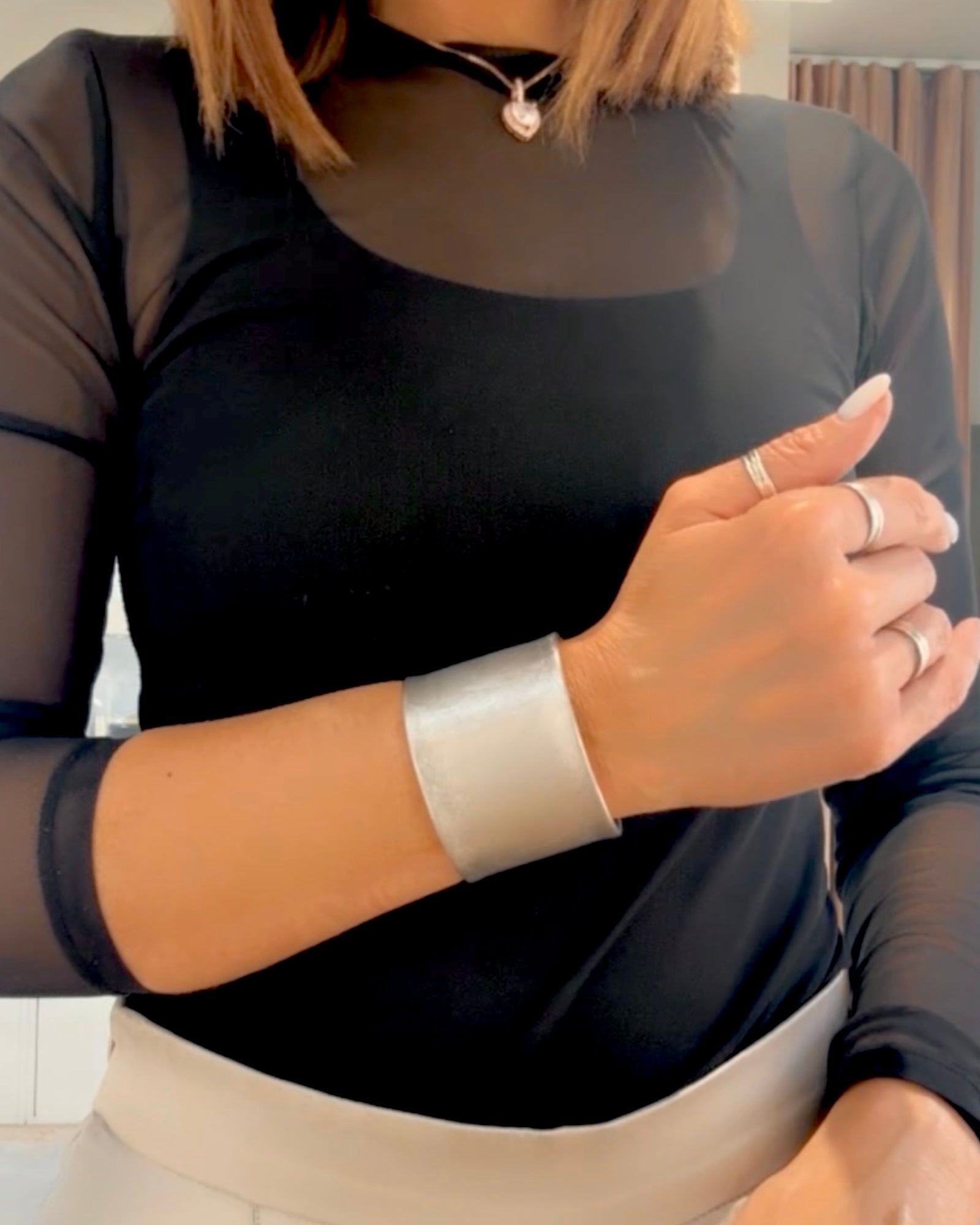 Pulseira Escrava em Prata