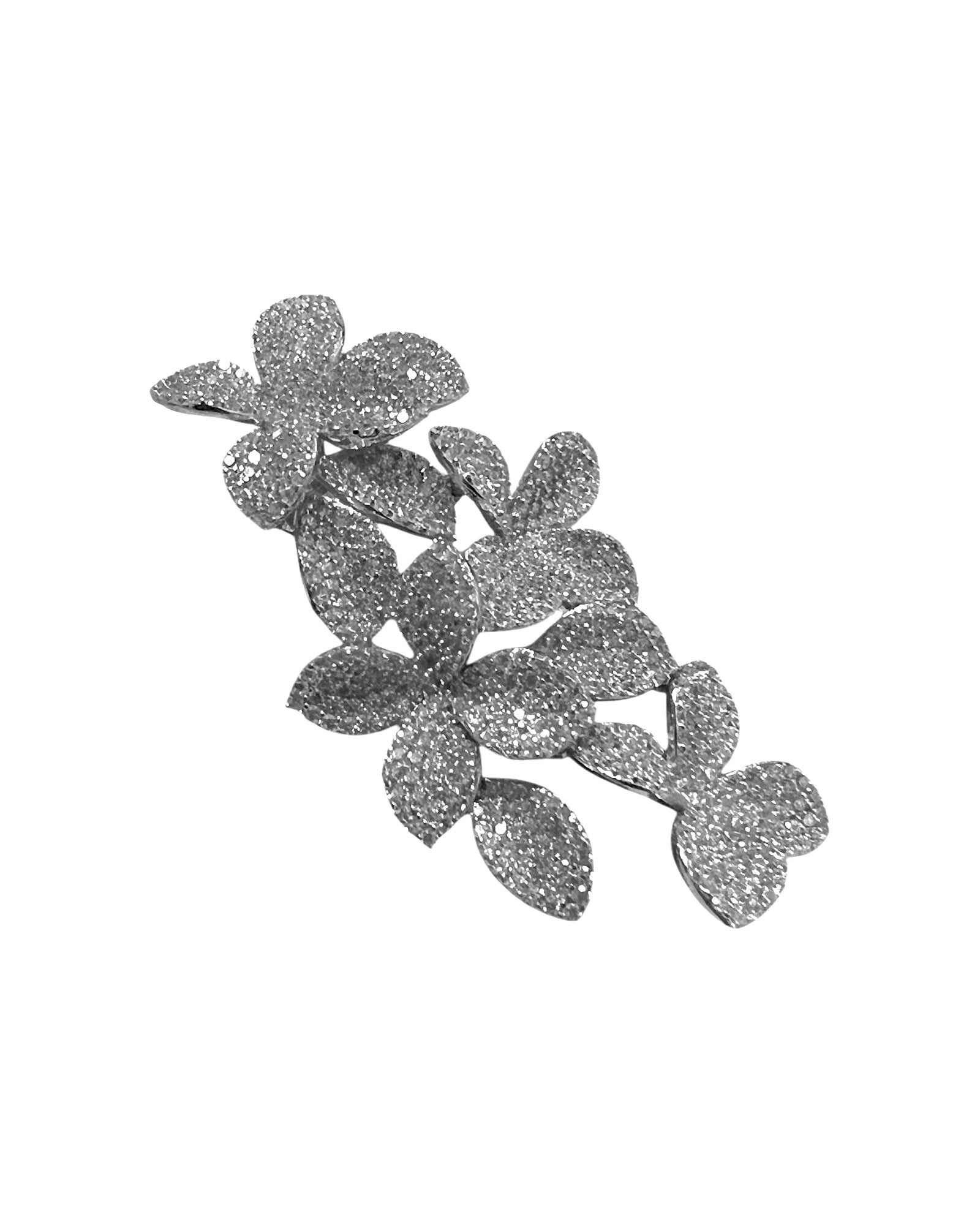 Brincos Pétalas em Prata