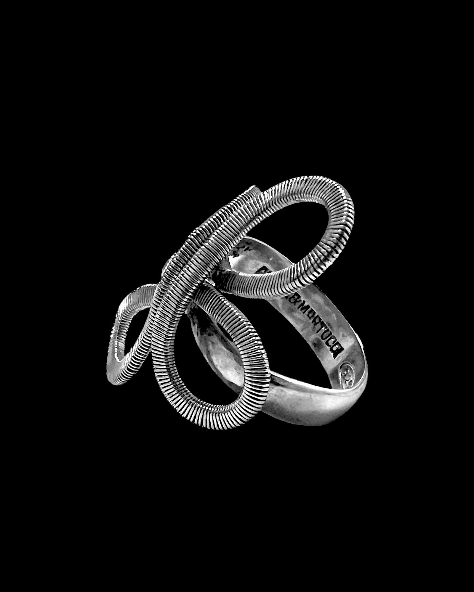 Silver Waves Ring