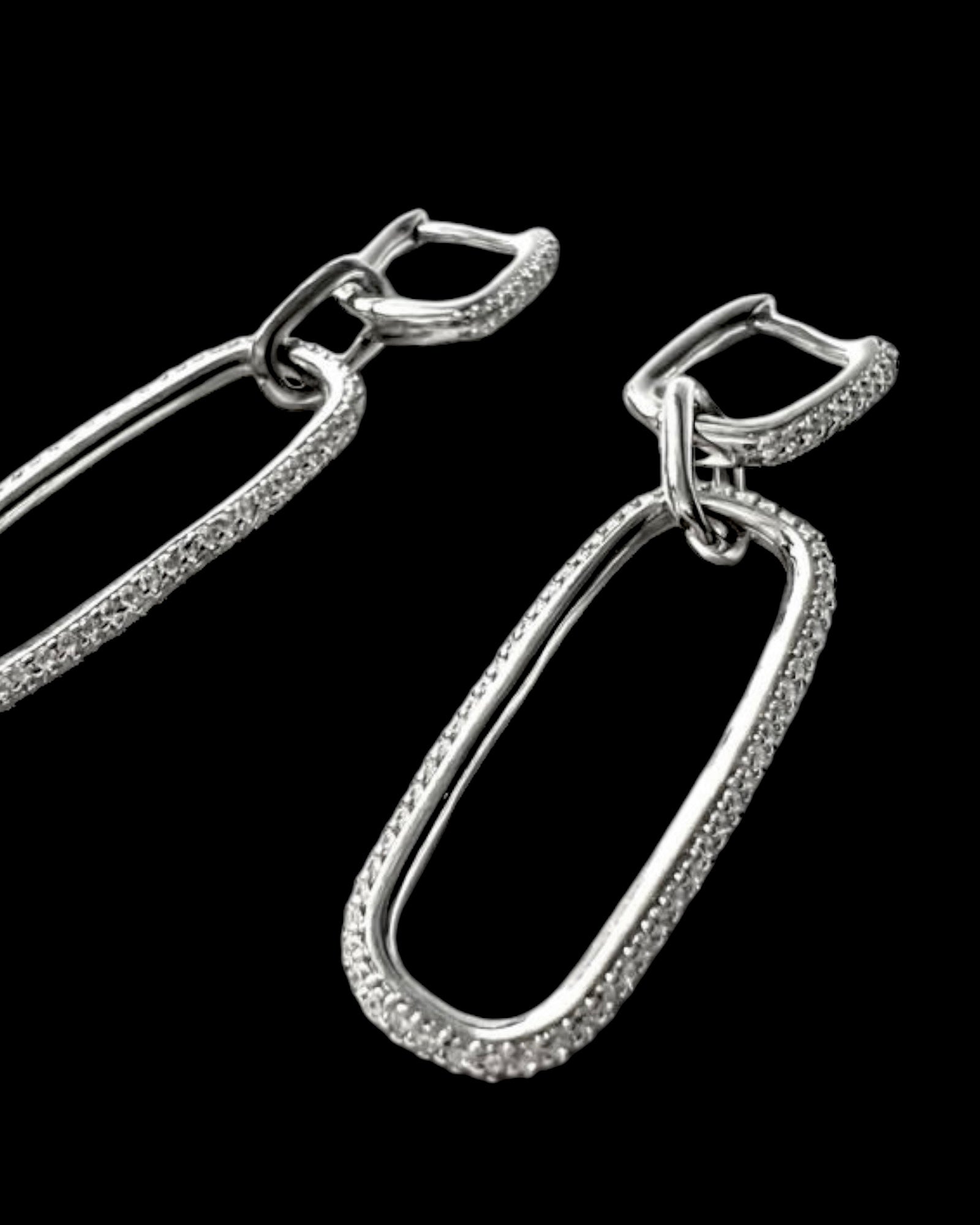 Silver Sparkle Earrings