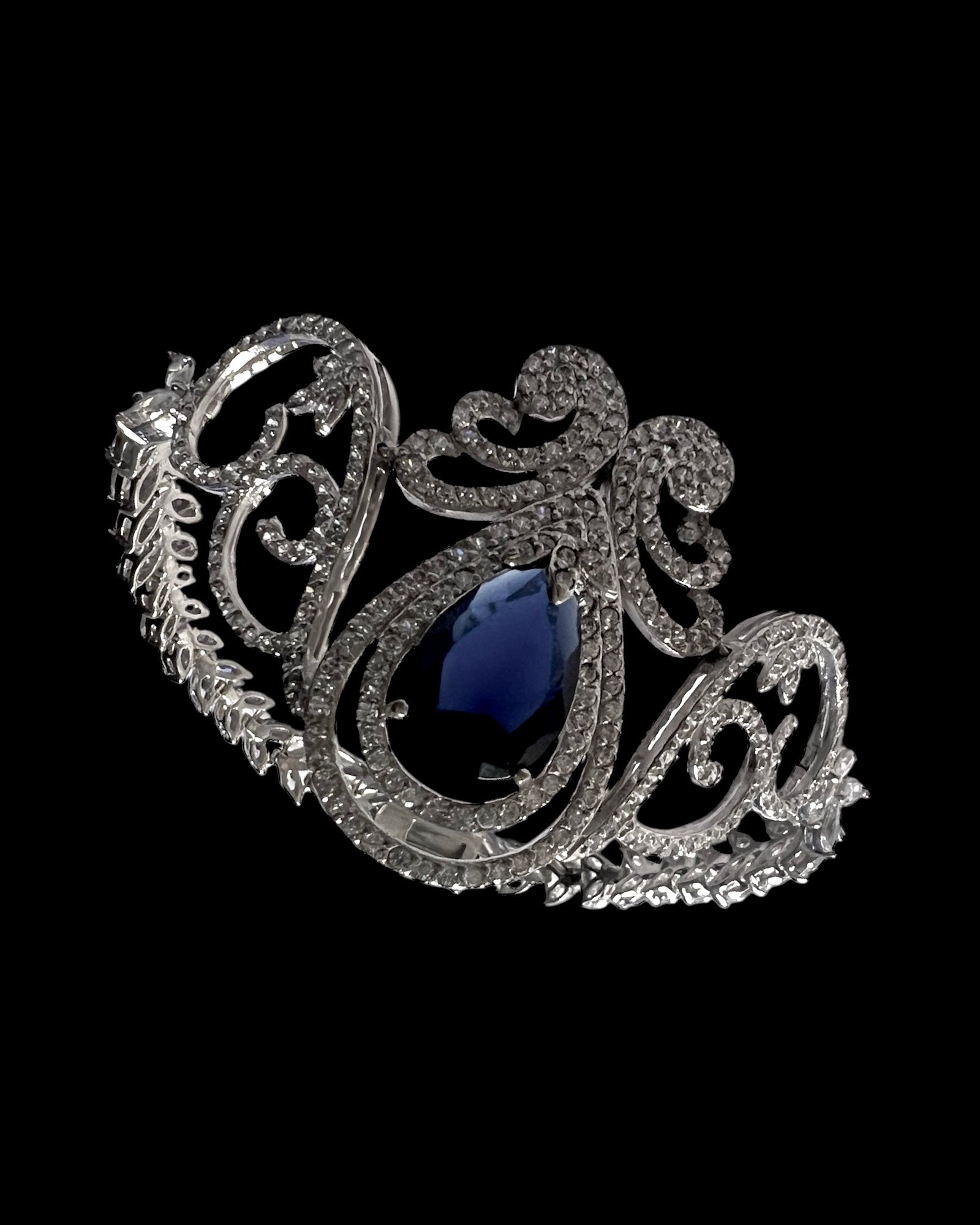 Pulseira Gota Azul em Prata