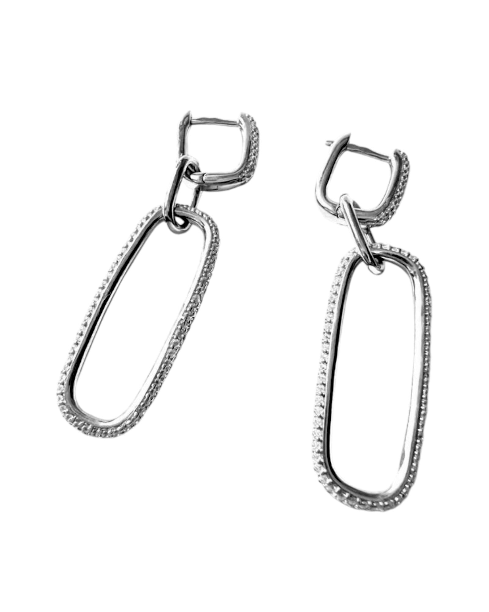 Silver Sparkle Earrings