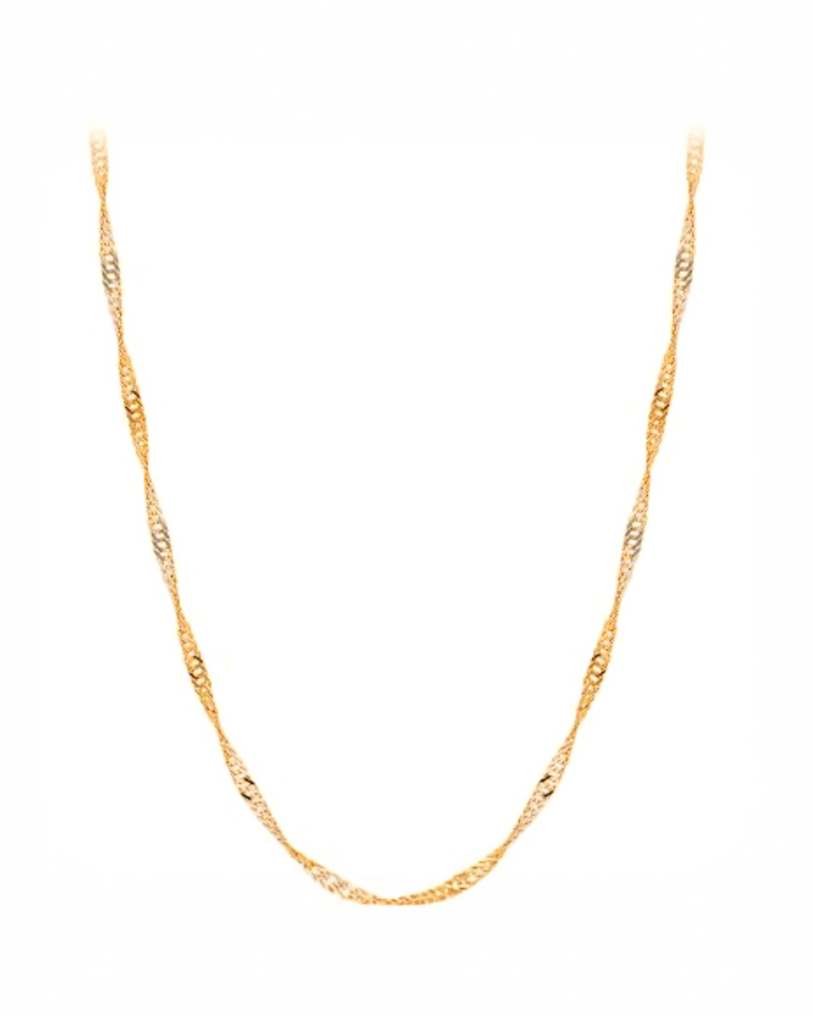 Singapore Mesh Necklace Gold