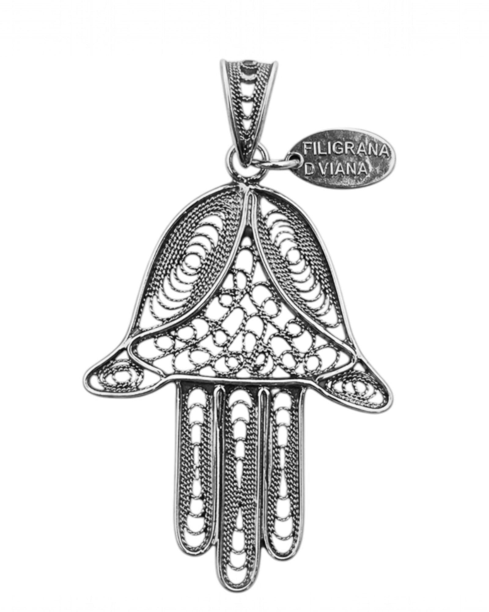 Medalha Mão Filigrana