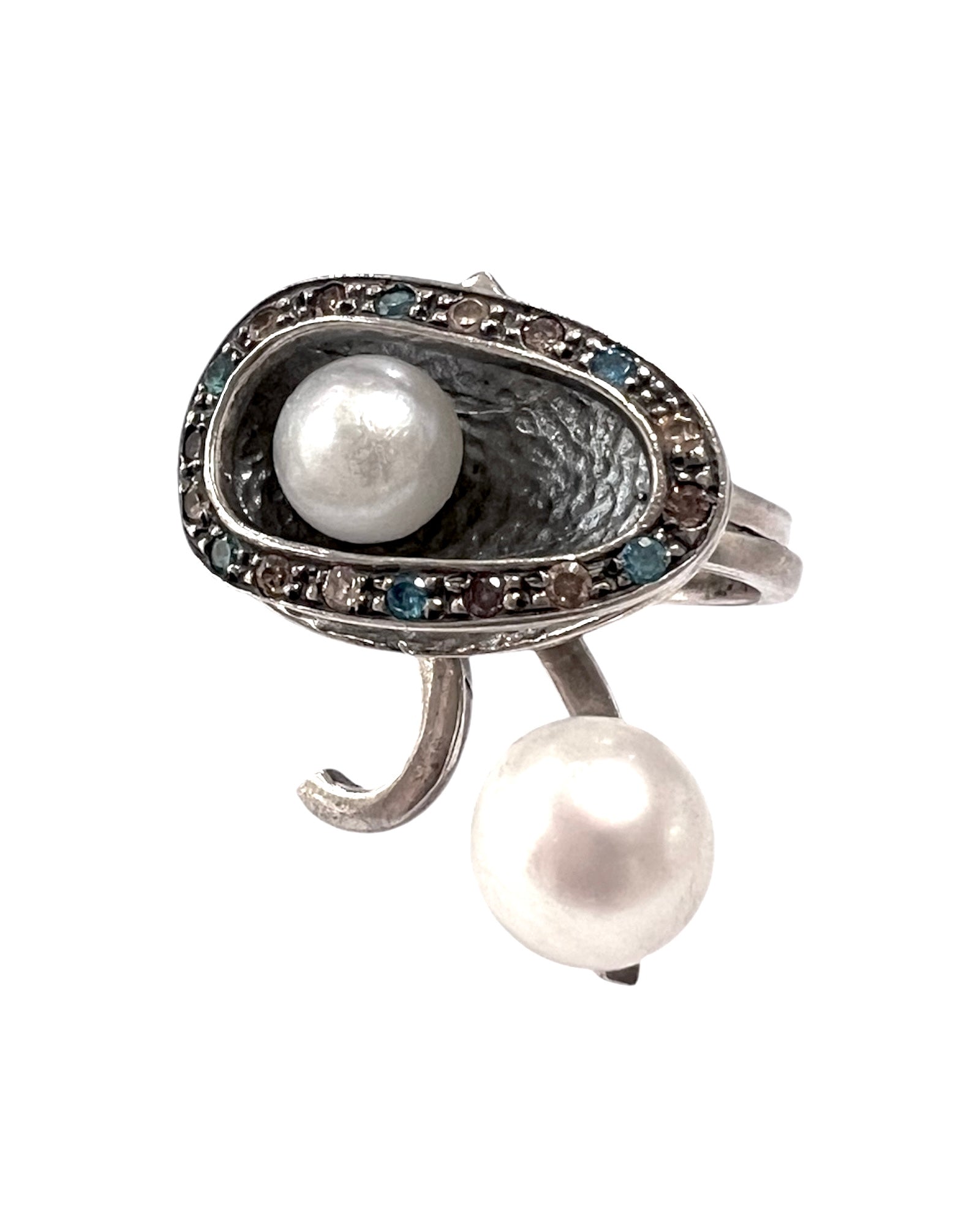Colorful Silver Ring