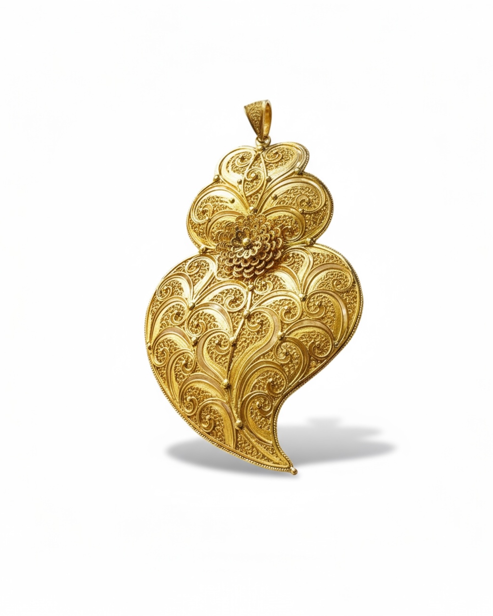 Viana Heart Medal in Gilded Silver