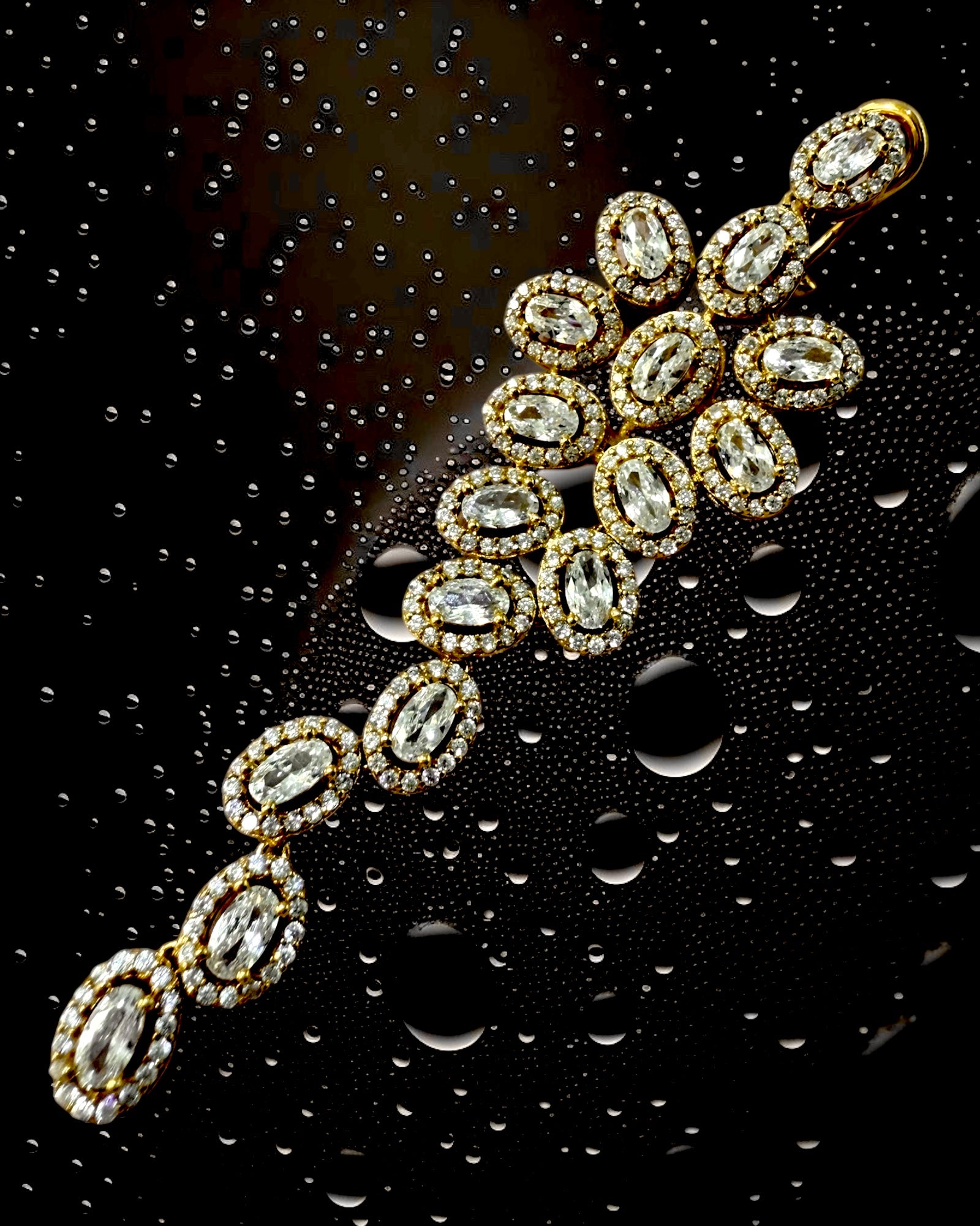 Gold Silver Party Earrings