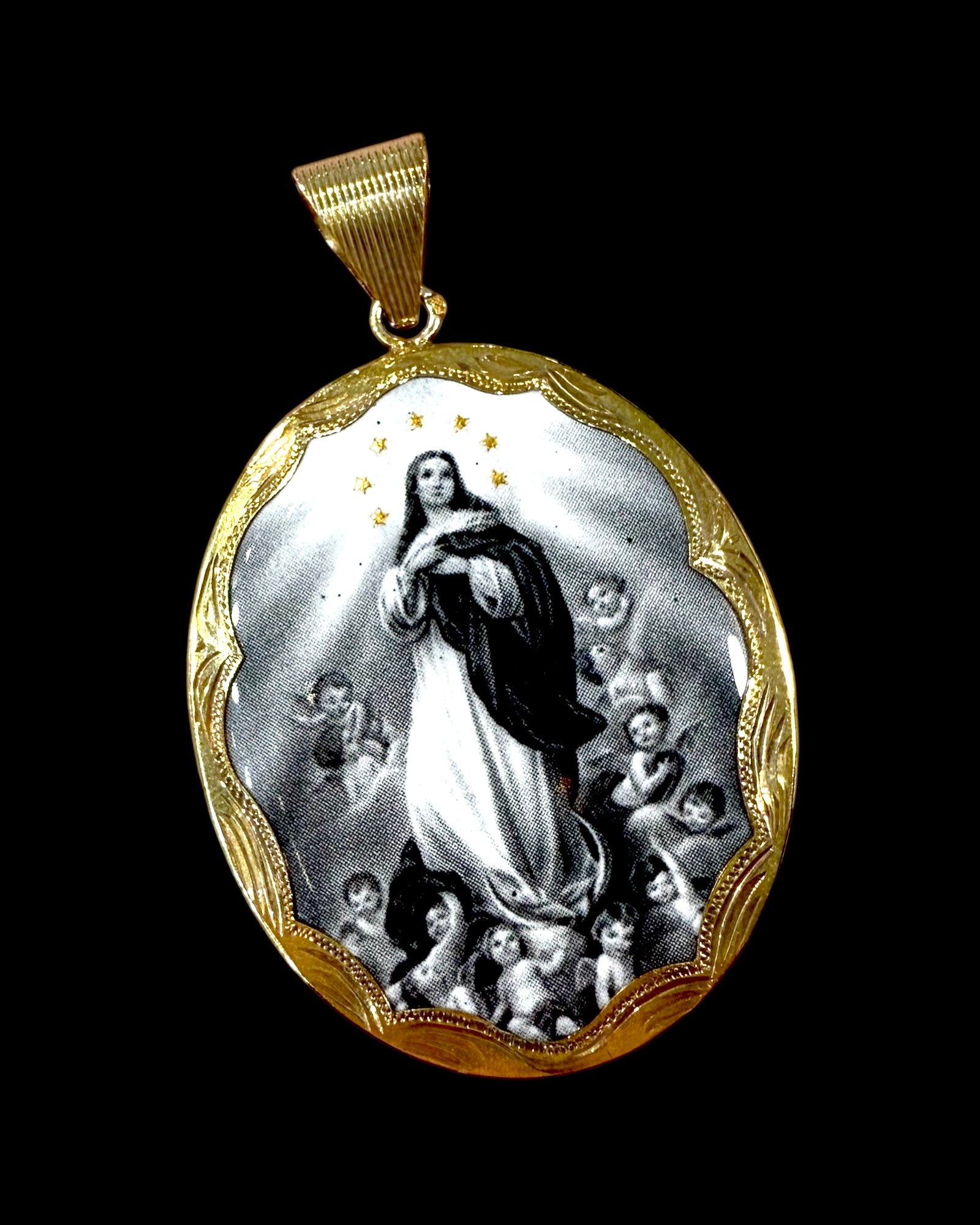 Medalha Nossa Sra. da Conceição em Prata Dourada