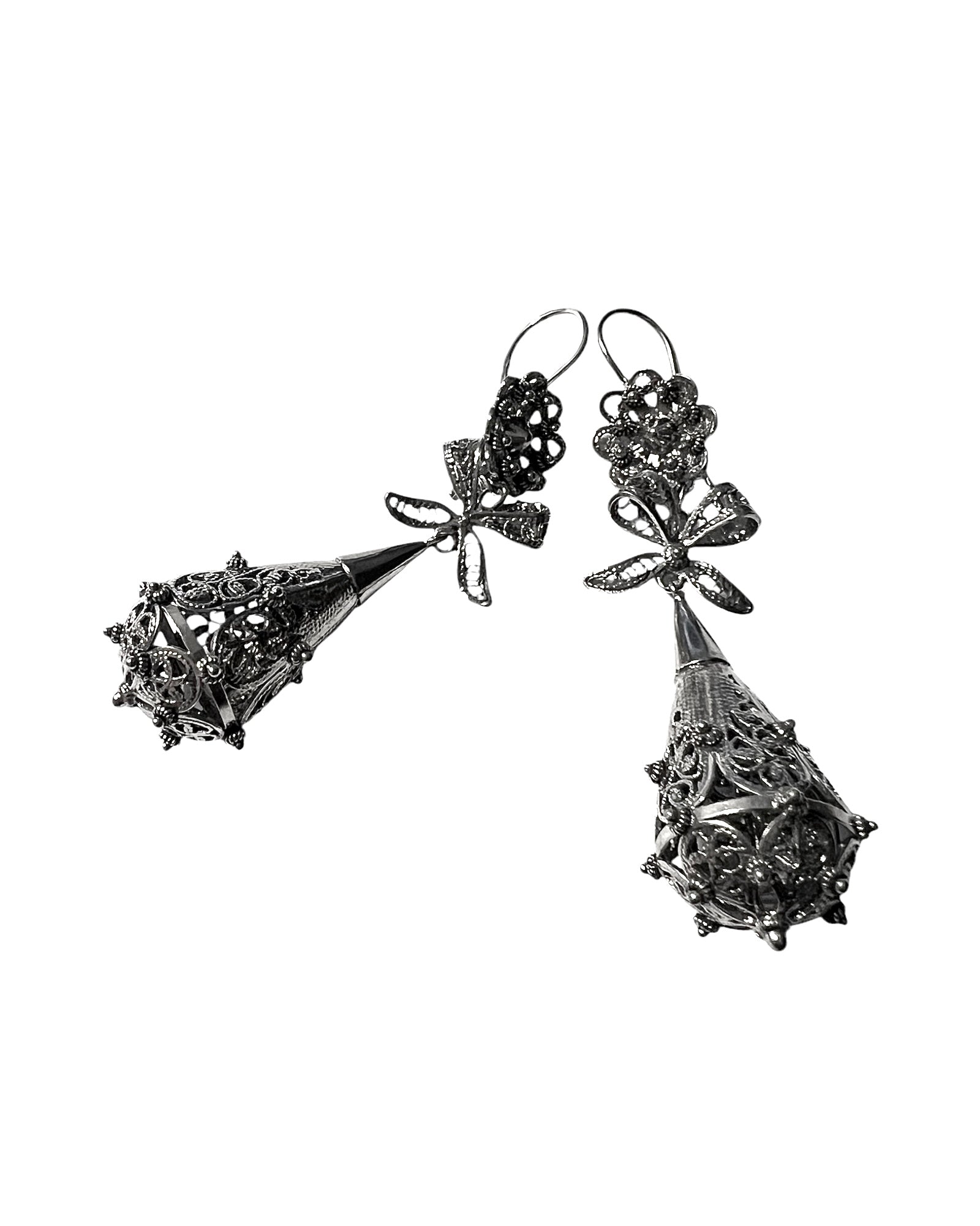 Filigree Silver Earrings