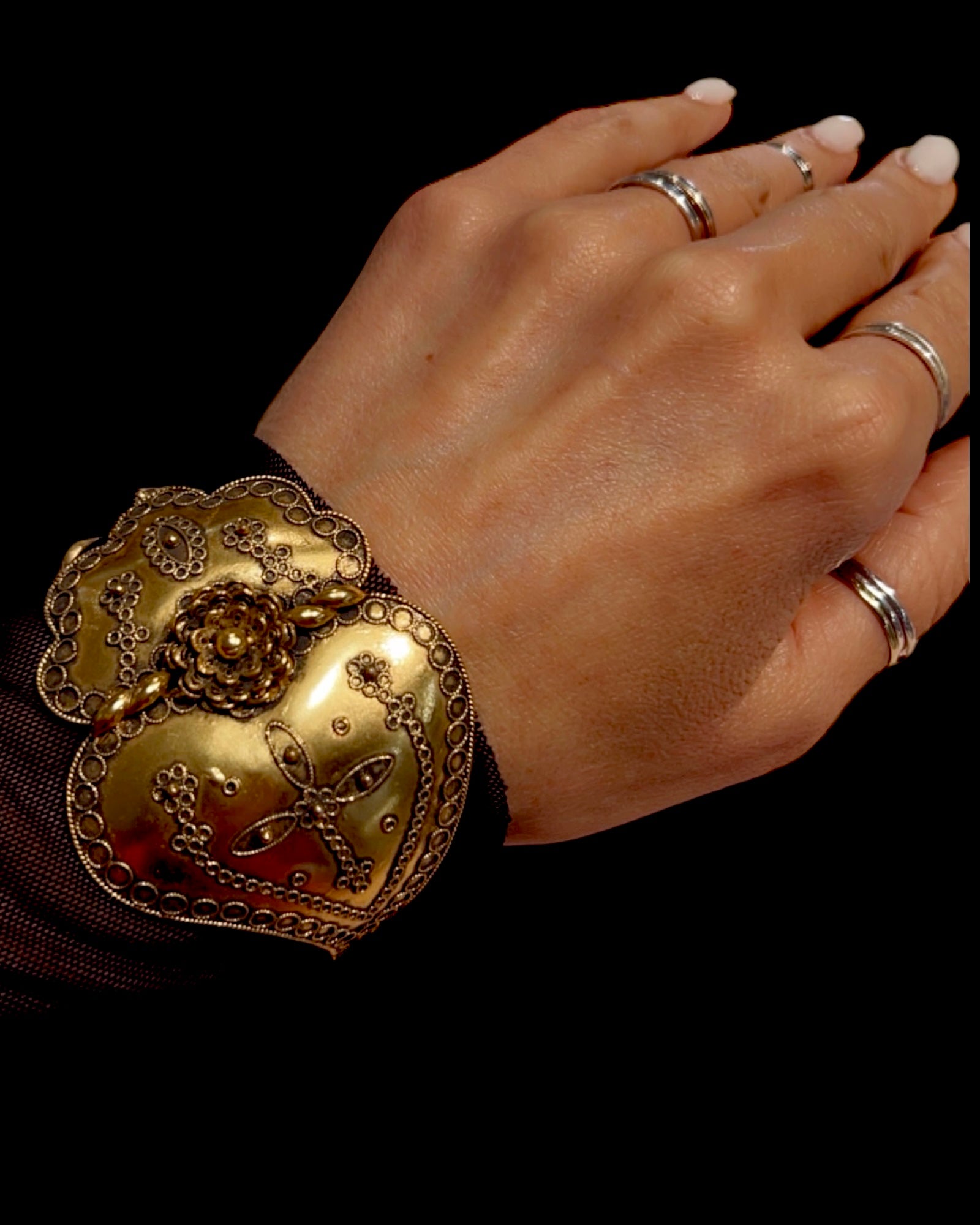 Pulseira Coração de Viana Barroco